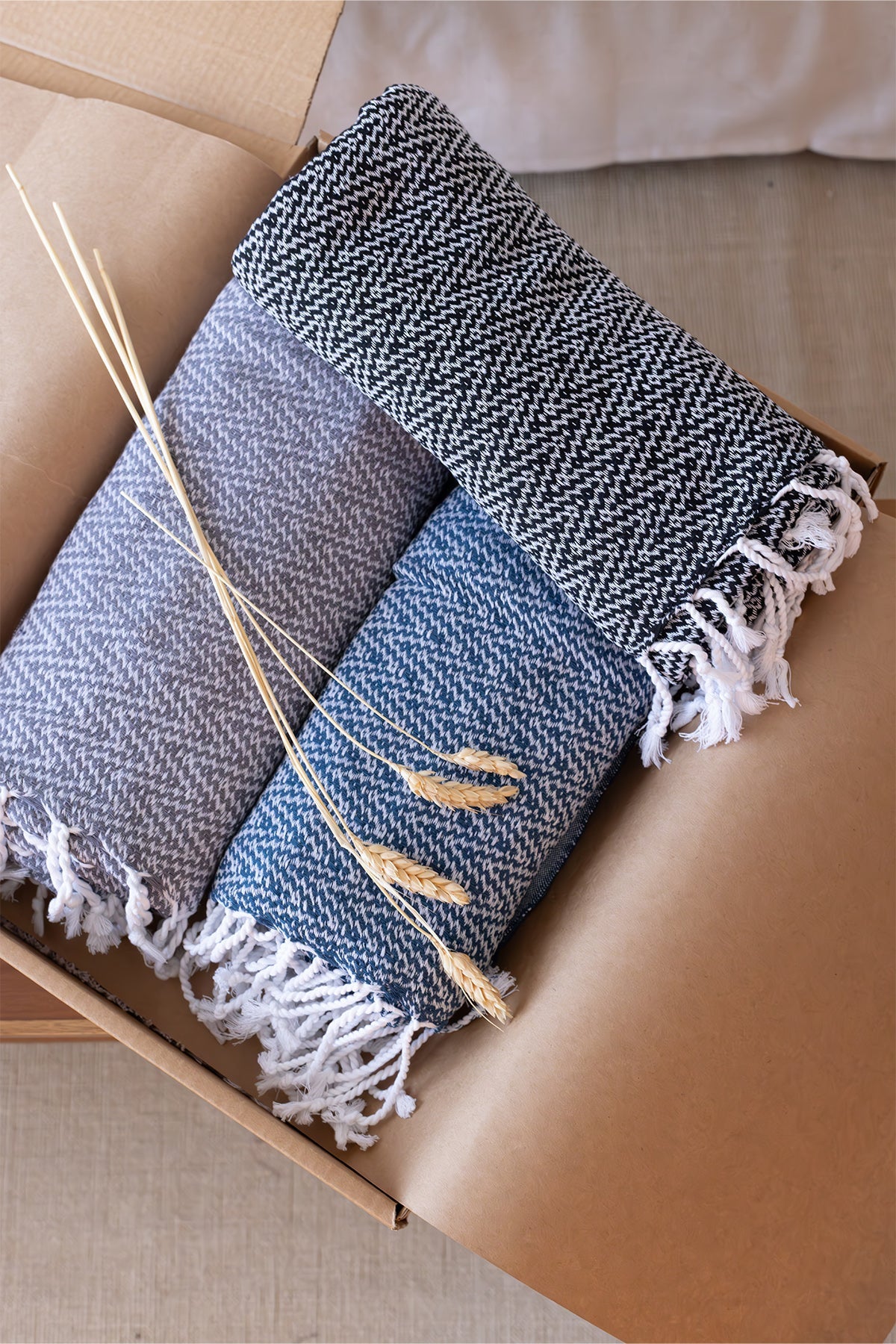 Irya-Ilgın 3'lü Peştamal Hediye Seti 90x170 | 3 Adet Peştamal-Peştamal-4-Milagron.com