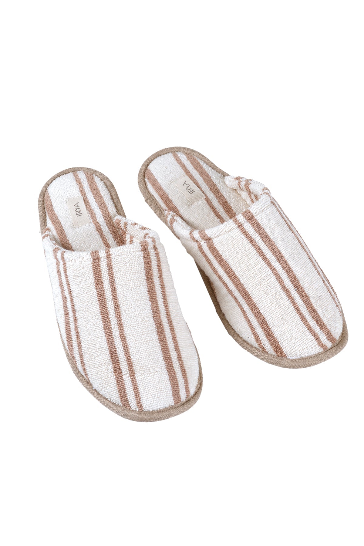 İRYA-In Lines İPliği Boyalı Unisex Terlik Mocha-Sandalet & Terlik-4-Milagron.com