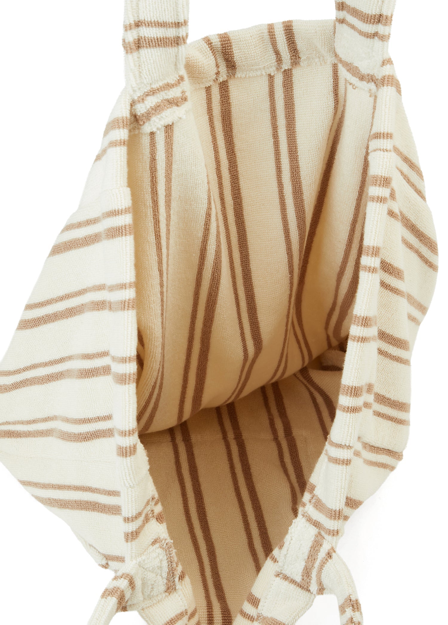 Irya-In Lines İpliği Boyalı Büyük çanta Mocha-Büyük Çanta-6-Milagron.com