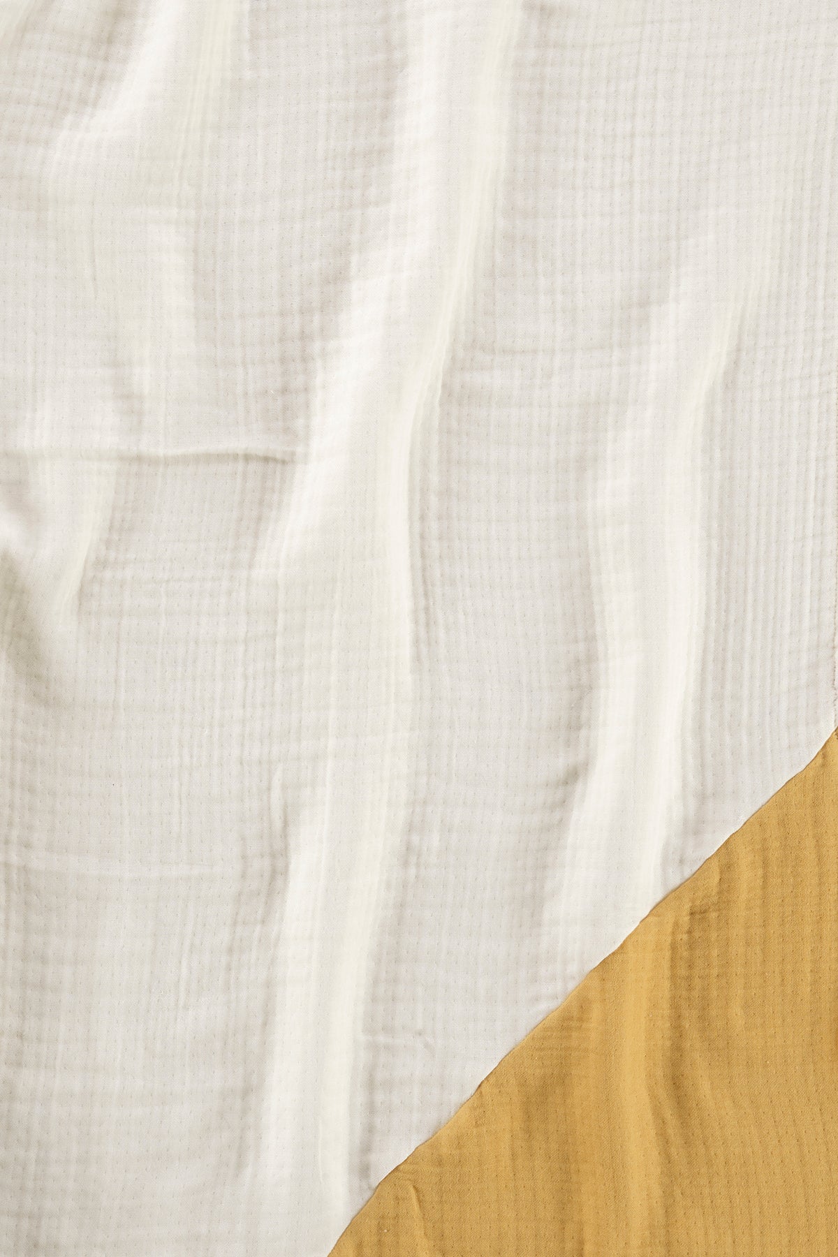 Irya-Joy Of Colors Organik Pamuk 4 Katlı Müslin örtü Hardal 100x100-Bebek Battaniyesi-4-Milagron.com