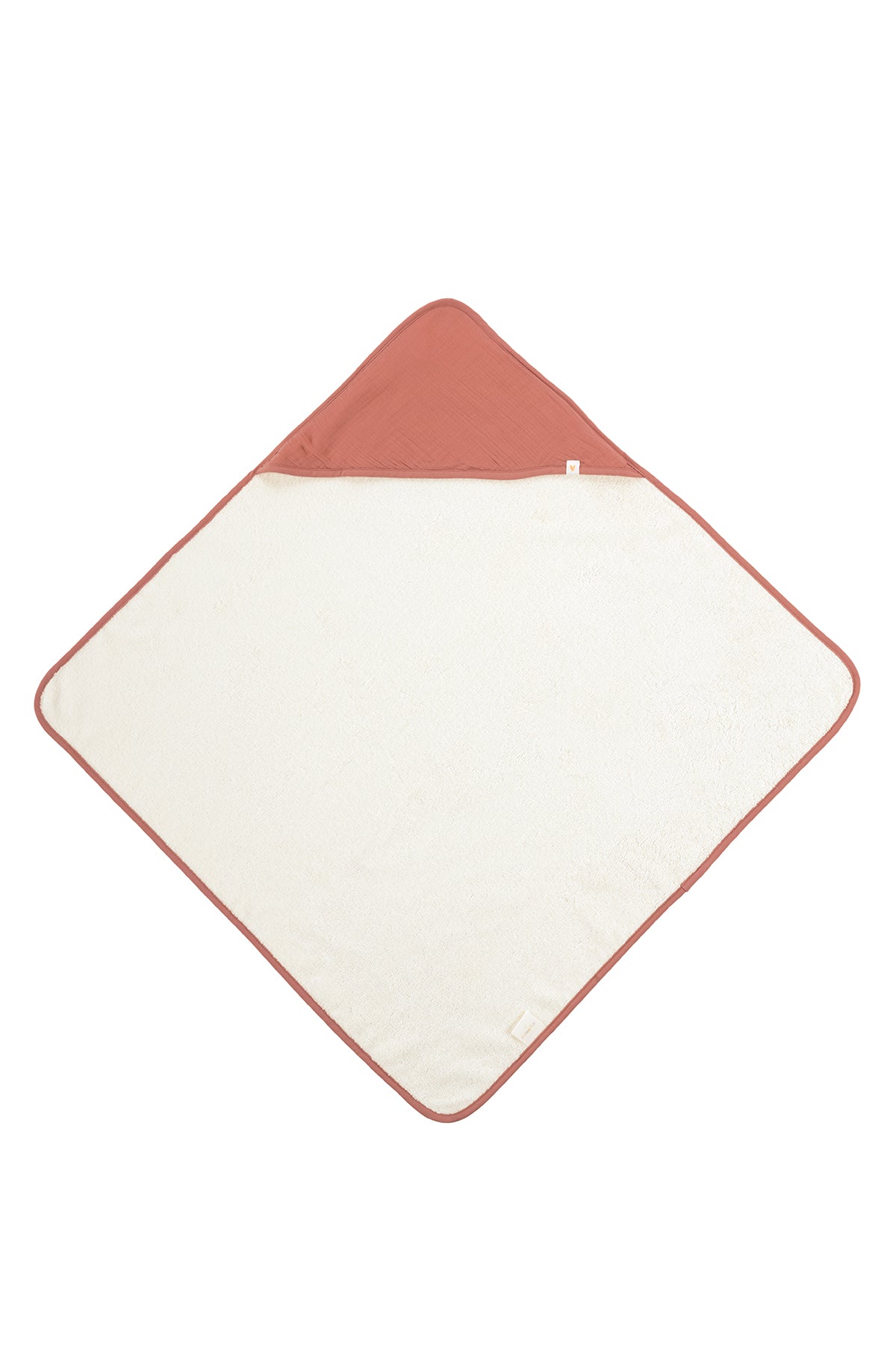 İRYA-Joy Of Colors Organik Pamuk Müslin Bebek Kundak Kiremit 75X75-Kundak-2-Milagron.com