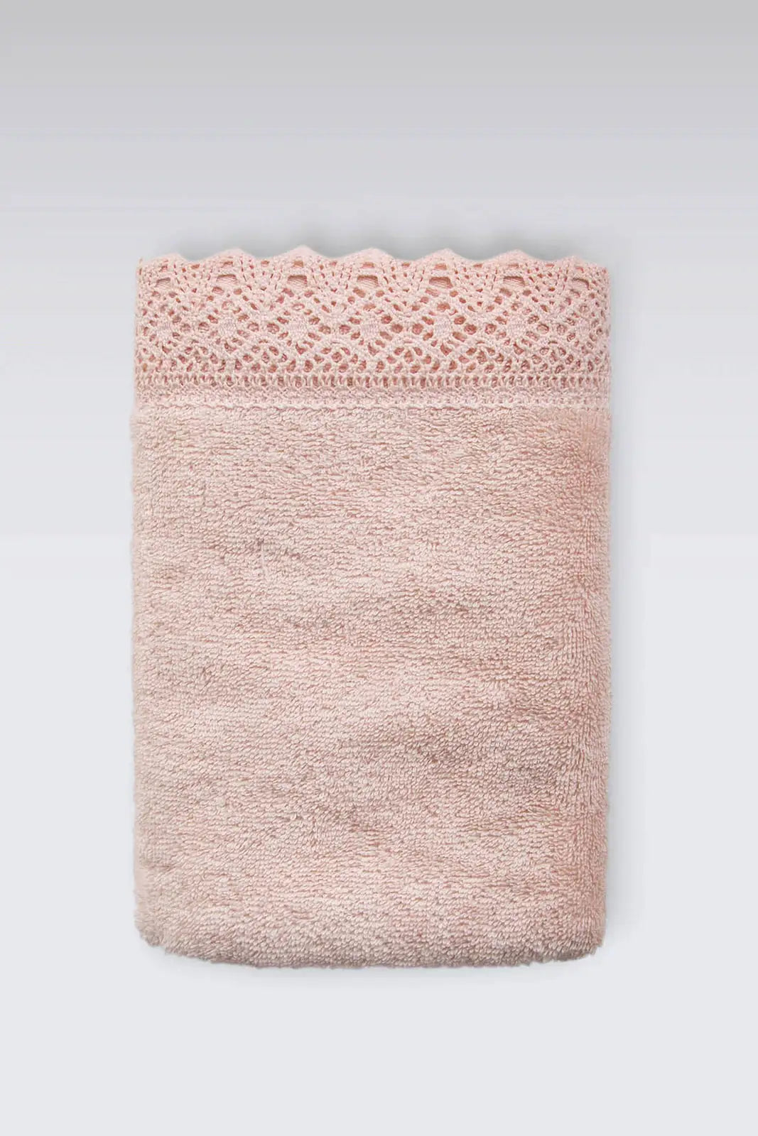 İRYA-Lacy Banyo Havlusu 90X150 Cm Pembe-Havlu & Havlu Setleri-1-Milagron.com
