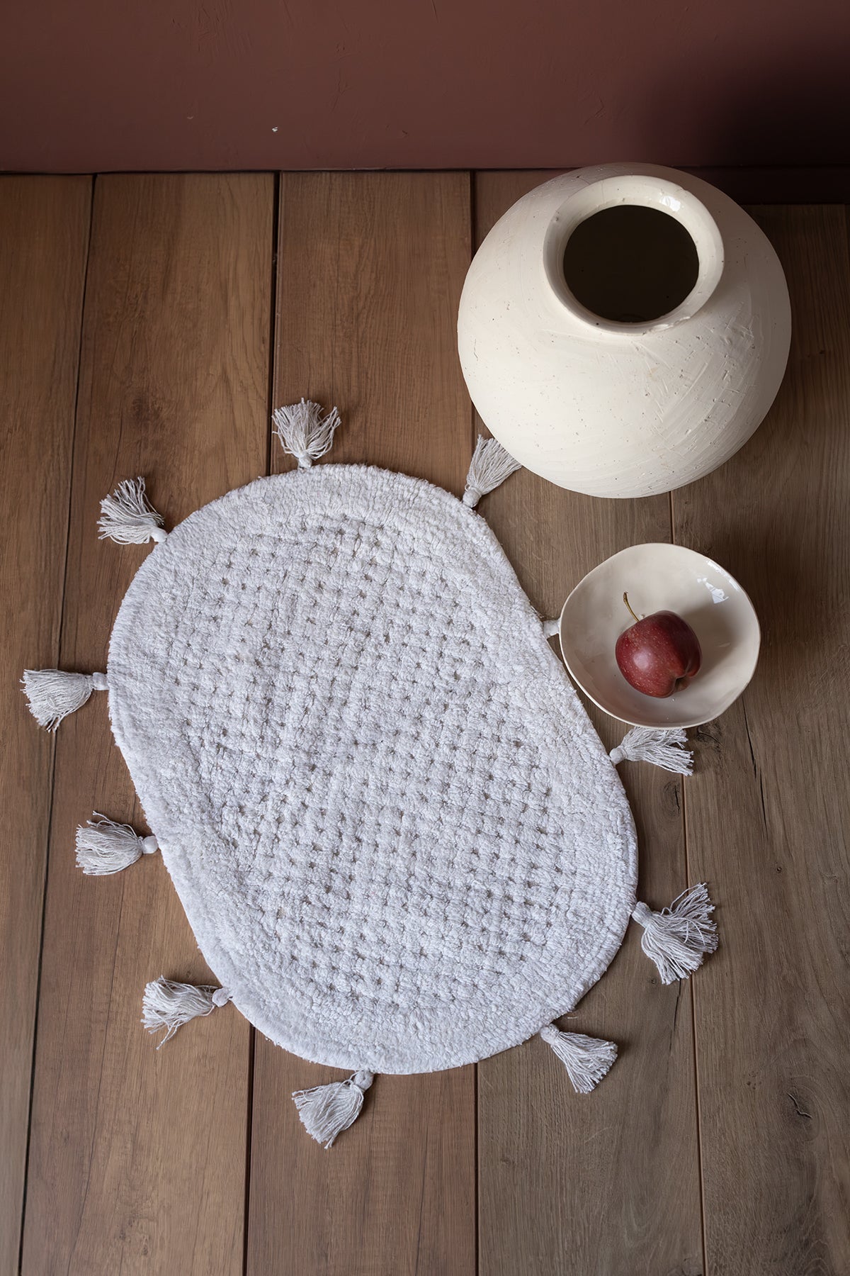 İRYA-Lampetie | Elora Tekli Banyo Paspası 40X60 Ekru-Paspas-1-Milagron.com