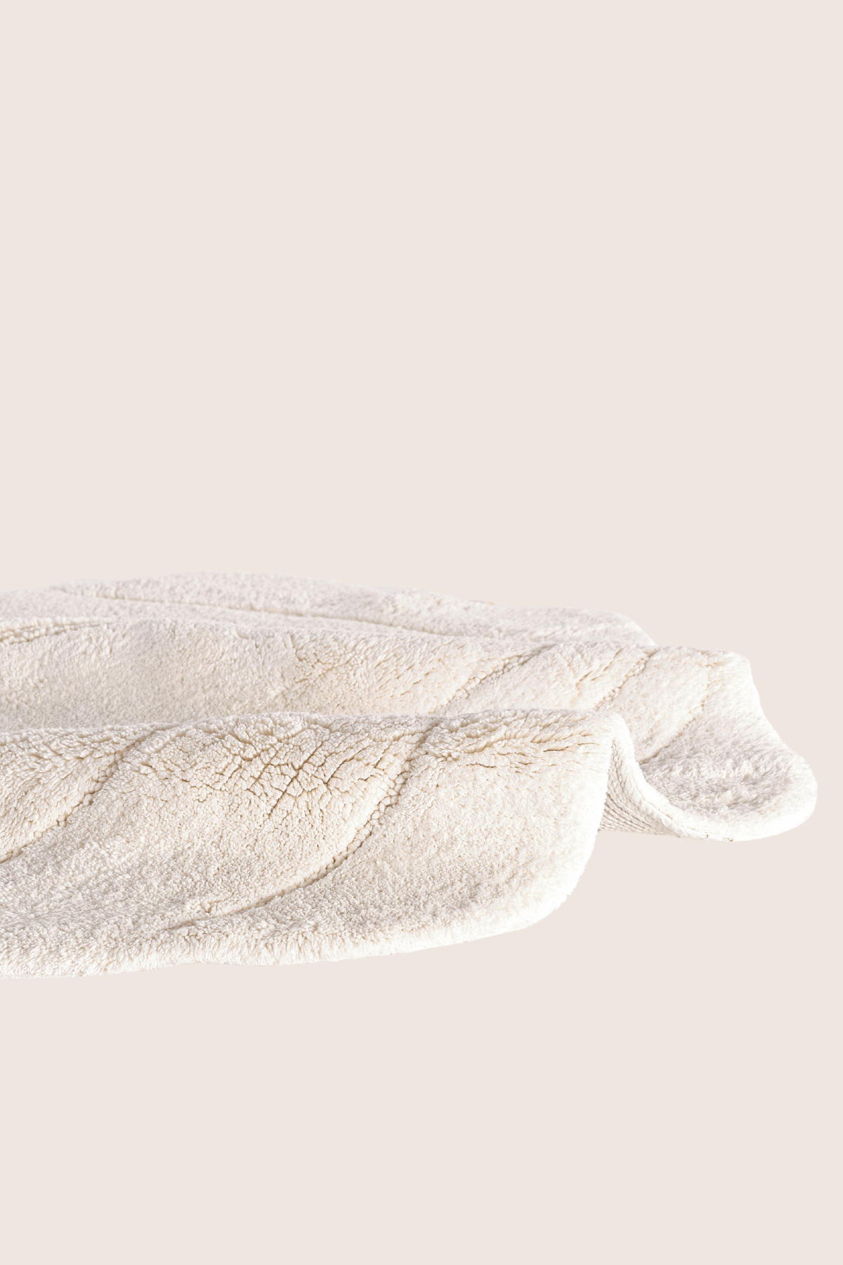 İRYA-Le Perla Tekli Banyo Paspası Bambu 80X90 Ekru-Paspas-3-Milagron.com