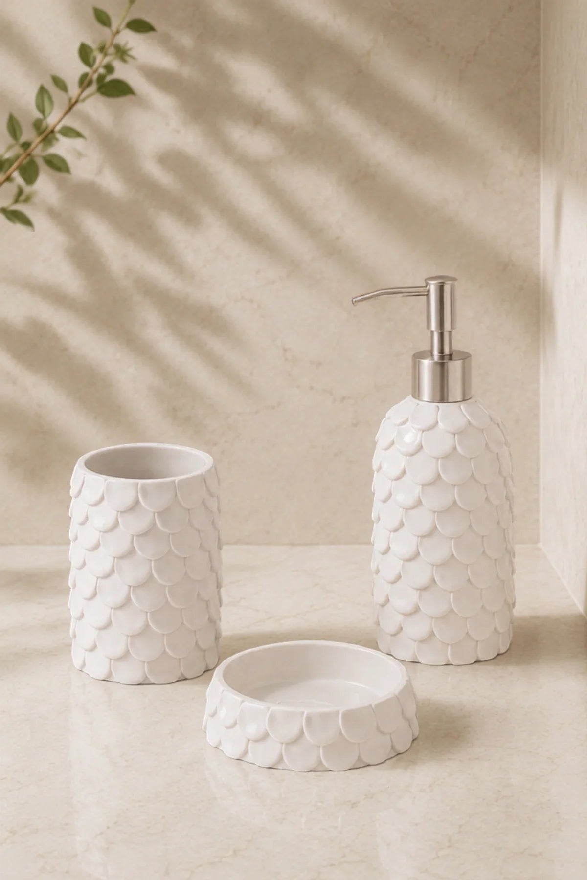 Lindy 3 Parça Banyo Seti Pearl