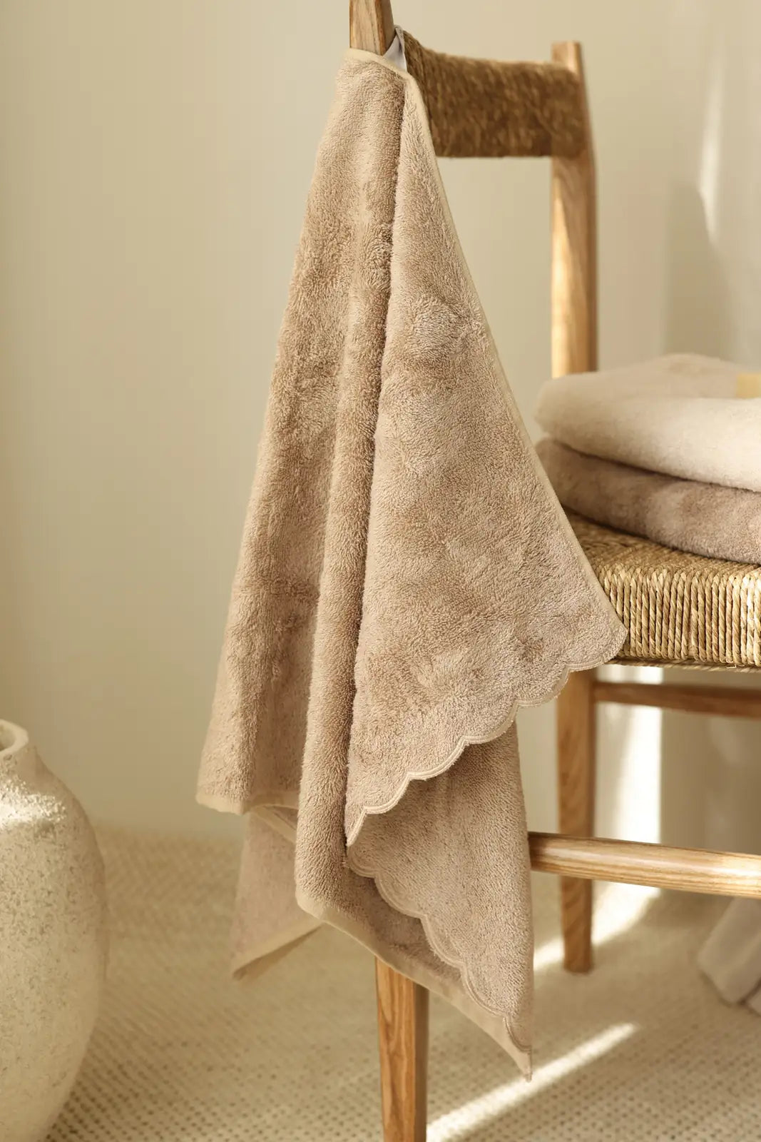 İRYA-Lindy Bambu El Havlusu 50X90 Cm Bej-Havlu & Havlu Setleri-1-Milagron.com