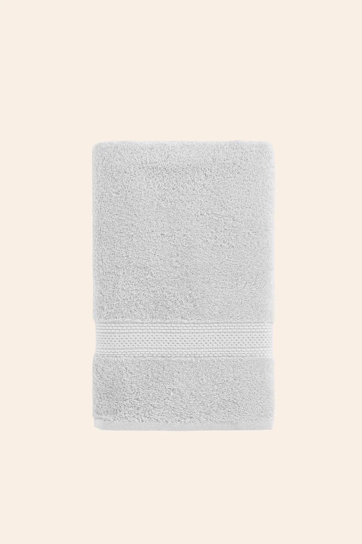 Mısır %100 Mısır Pamuğu Havlu Seti Cool Grey