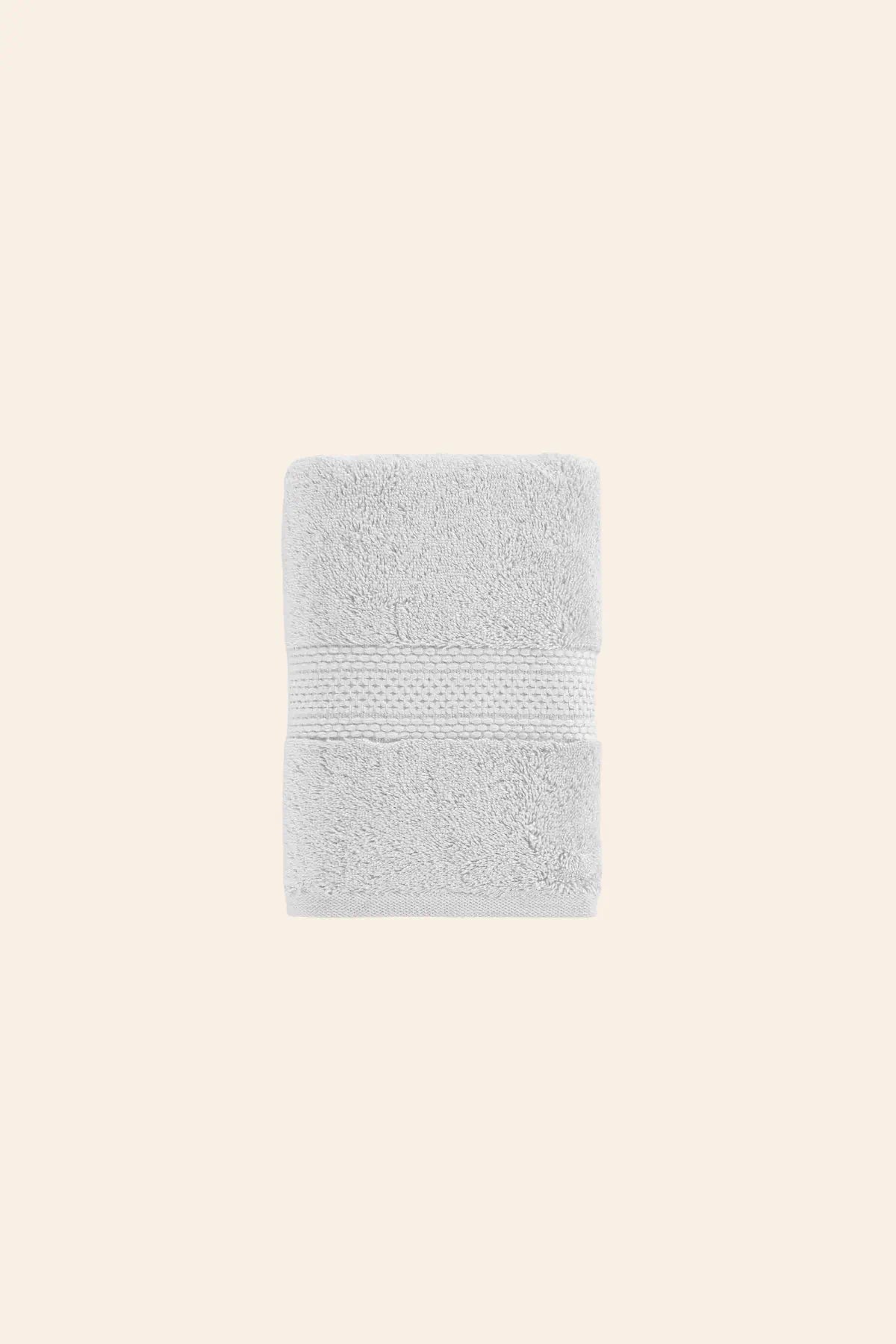 Mısır %100 Mısır Pamuğu Havlu Seti Cool Grey