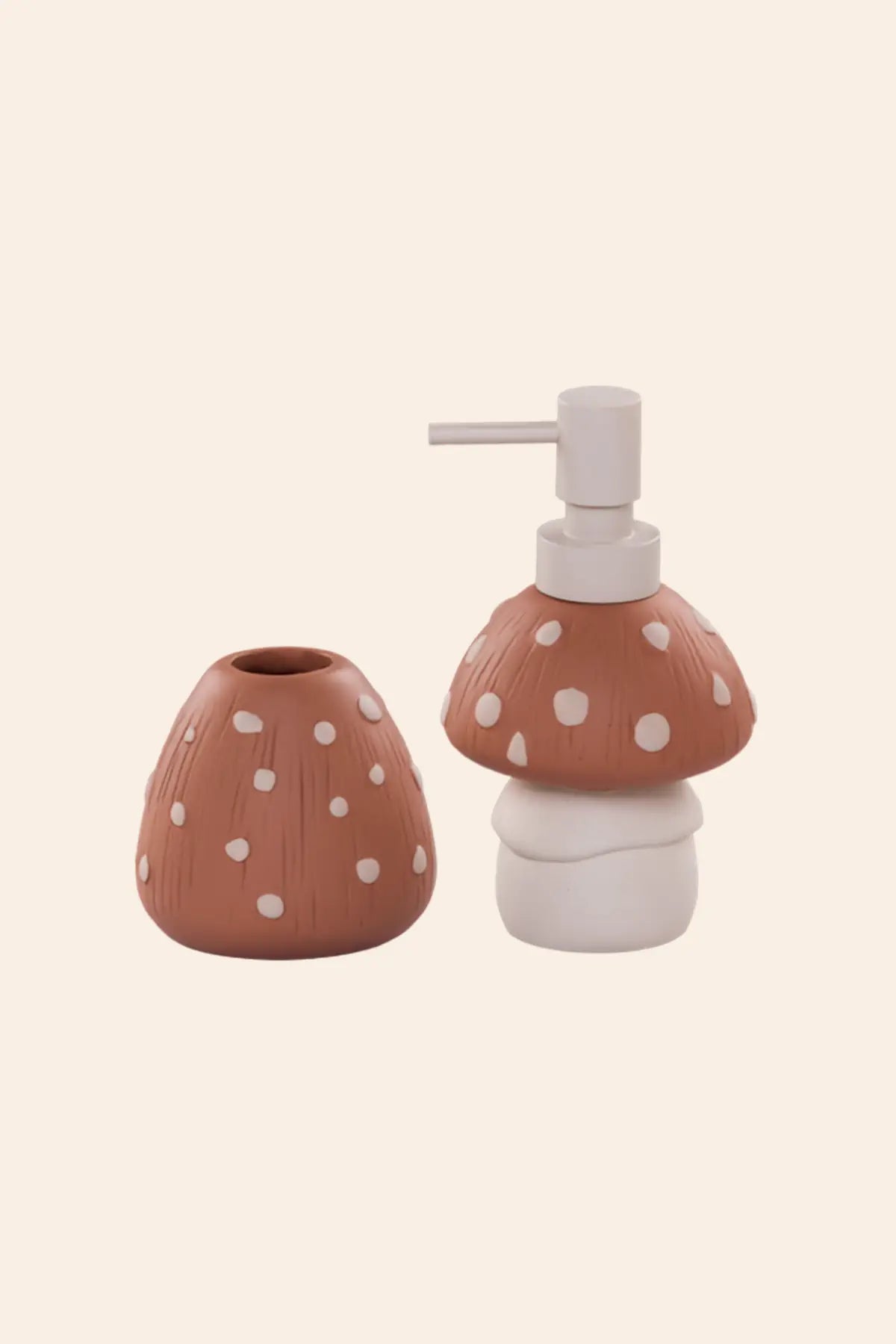 Mushroom 2 Parça Mini Banyo Aksesuar Seti