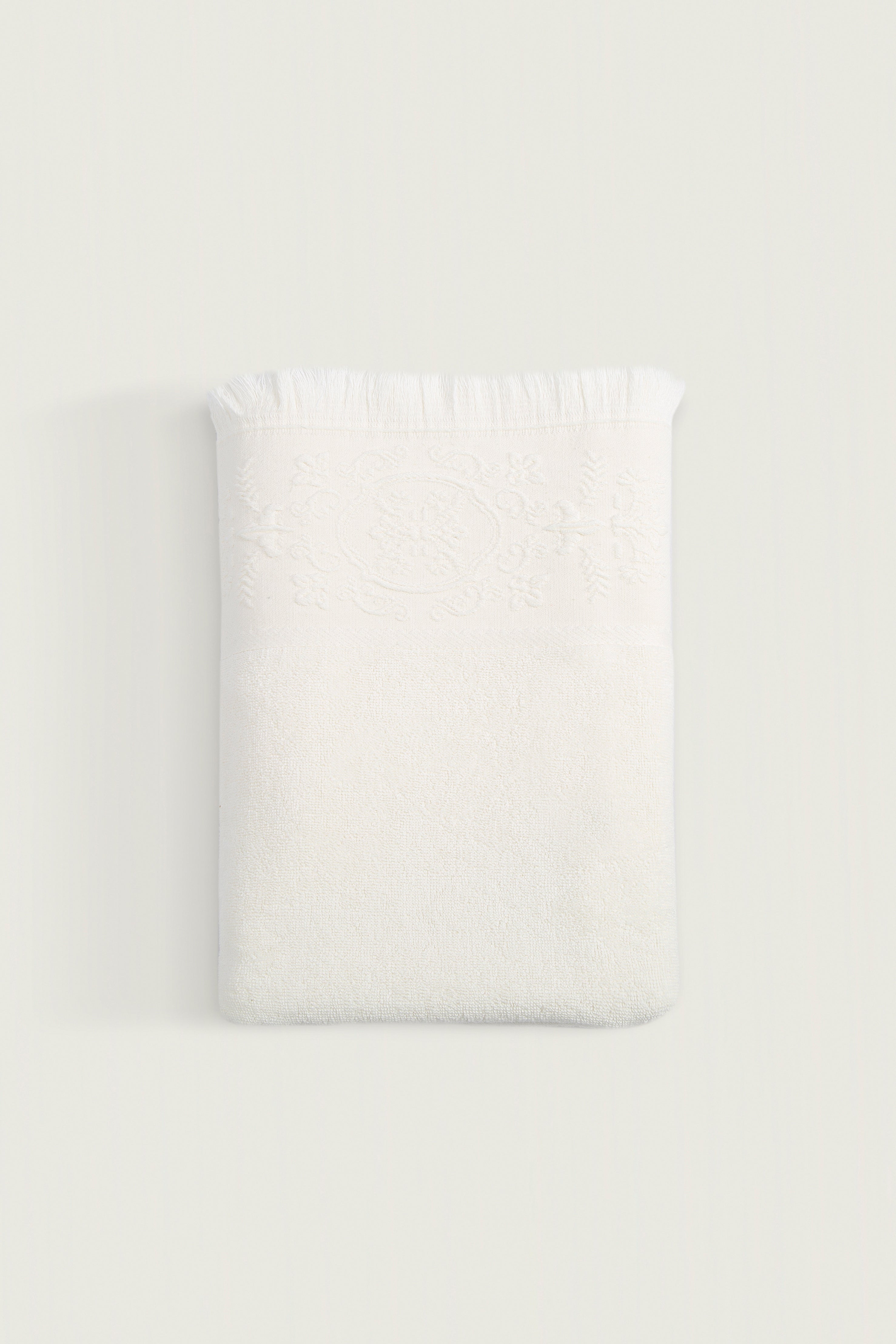 İRYA-Nera Banyo Havlusu 70X140 Cm Ekru-Havlu & Havlu Setleri-1-Milagron.com