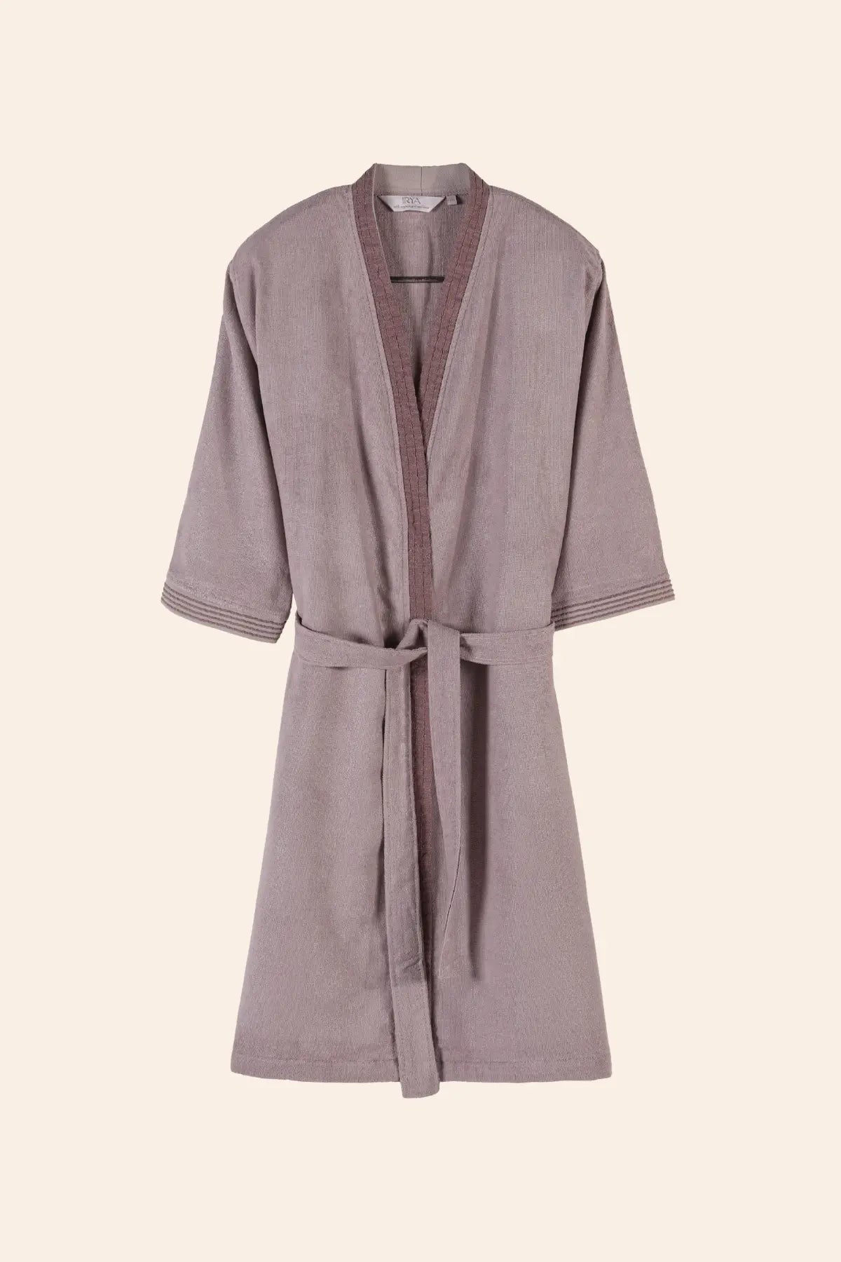New Derin Kadın Bambu Bornoz Lilac Ash