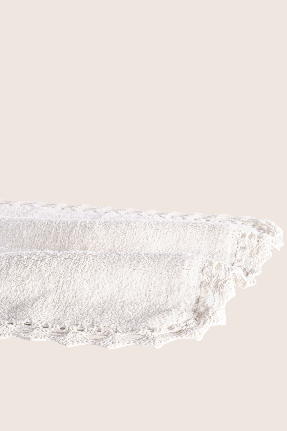 İRYA-Rona Tekli Banyo Paspası Ekru %100 Pamuk 70X110-Paspas-5-Milagron.com