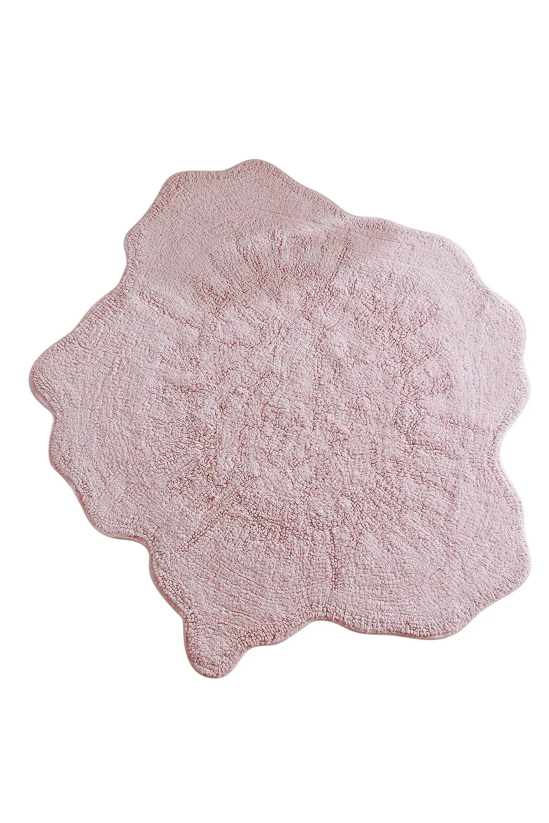 İRYA-Rosalinda Tekli Banyo Paspası %100 Pamuk 90X90 Pembe-Paspas-2-Milagron.com
