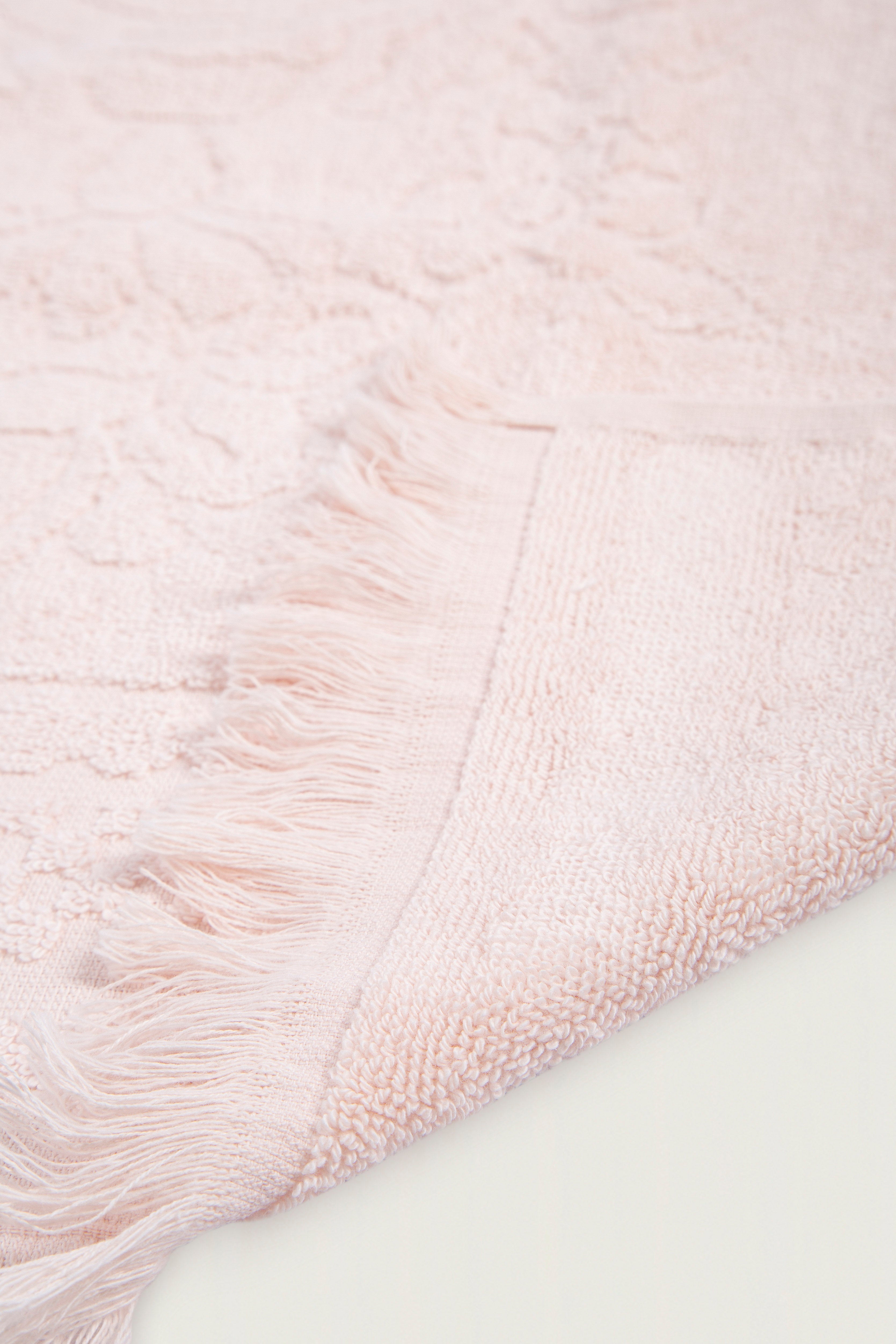 İRYA-Rosima Yüz Havlusu 50X90 Pembe-Havlu & Havlu Setleri-4-Milagron.com