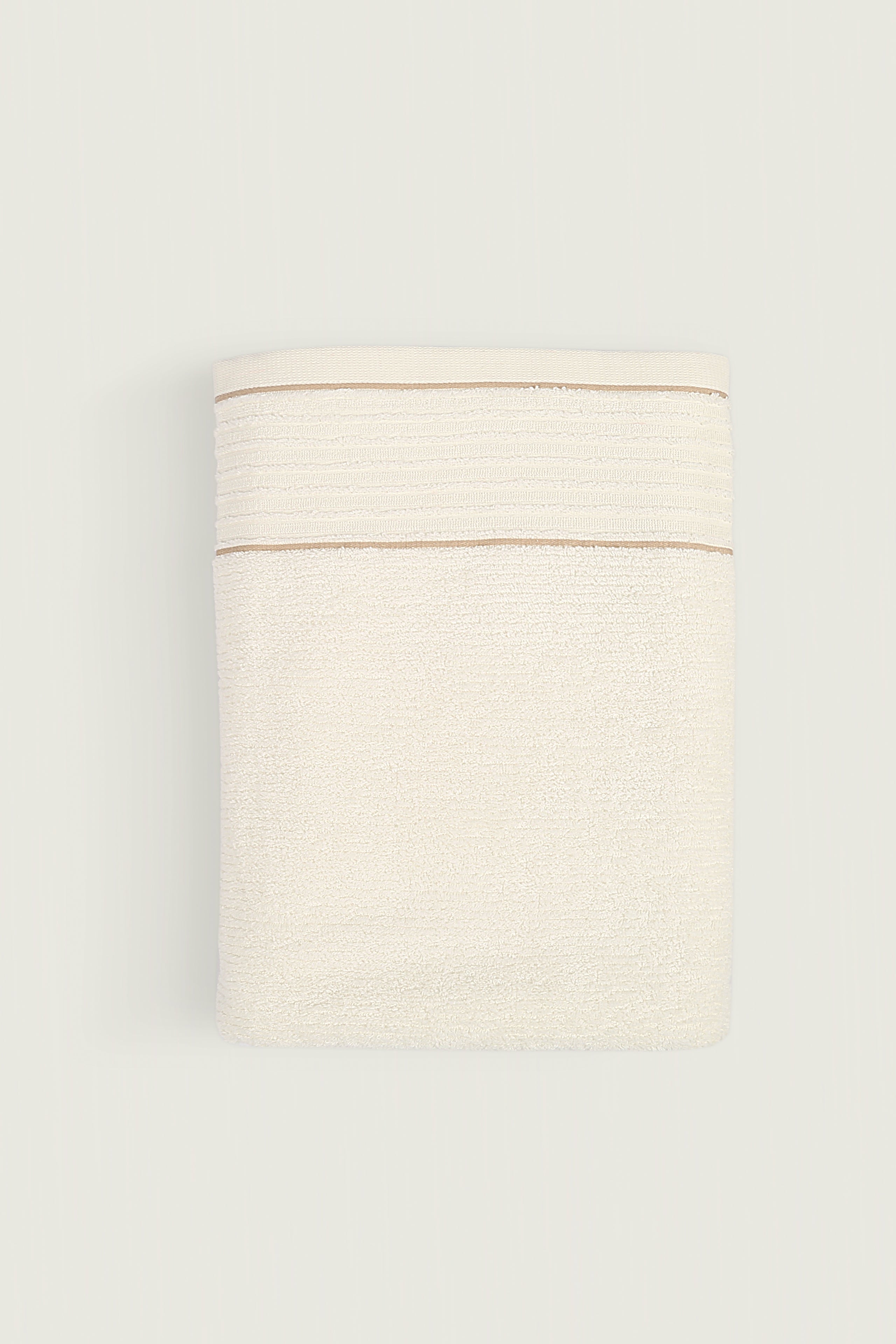 İRYA-Roya Banyo Havlusu 90X150 Cm Ekru-Havlu & Havlu Setleri-2-Milagron.com