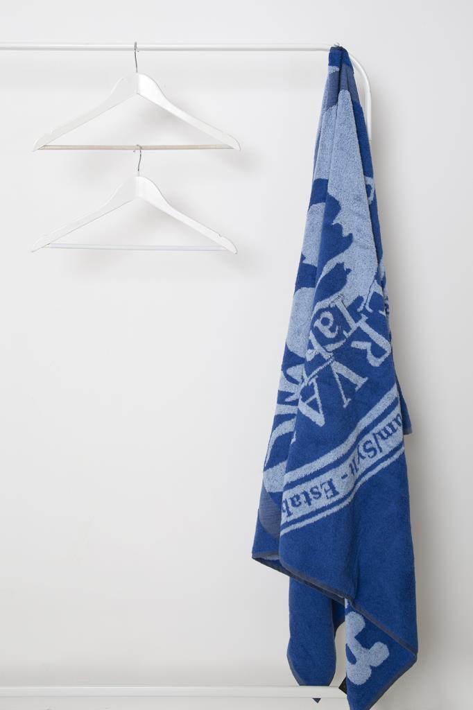 İRYA-Sansibar Plaj Havlusu Mavi 100X180-Havlu & Havlu Setleri-2-Milagron.com