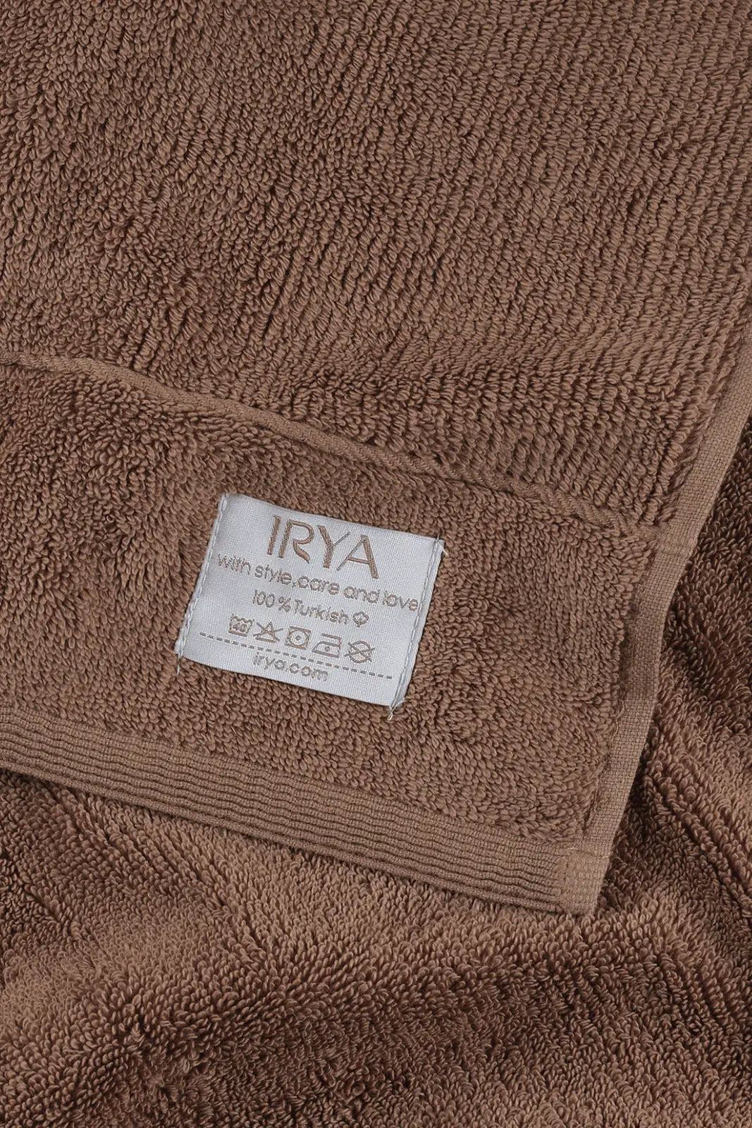 İRYA-Solena Banyo Havlusu 70X140Cm Kahve-Havlu & Havlu Setleri-7-Milagron.com