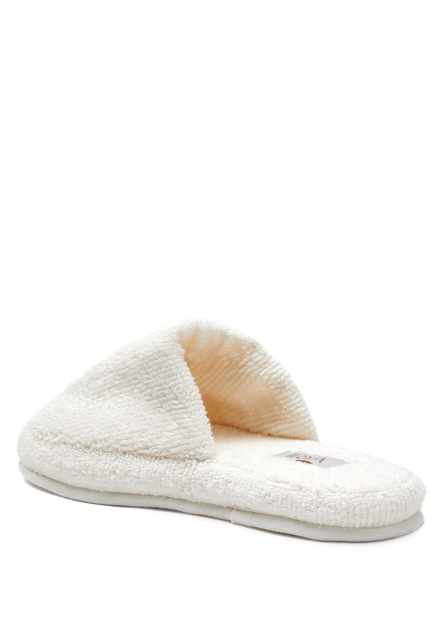 İRYA-Solena Unisex Kalın Tabanlı Havlu Terlik Ekru-Sandalet & Terlik-8-Milagron.com