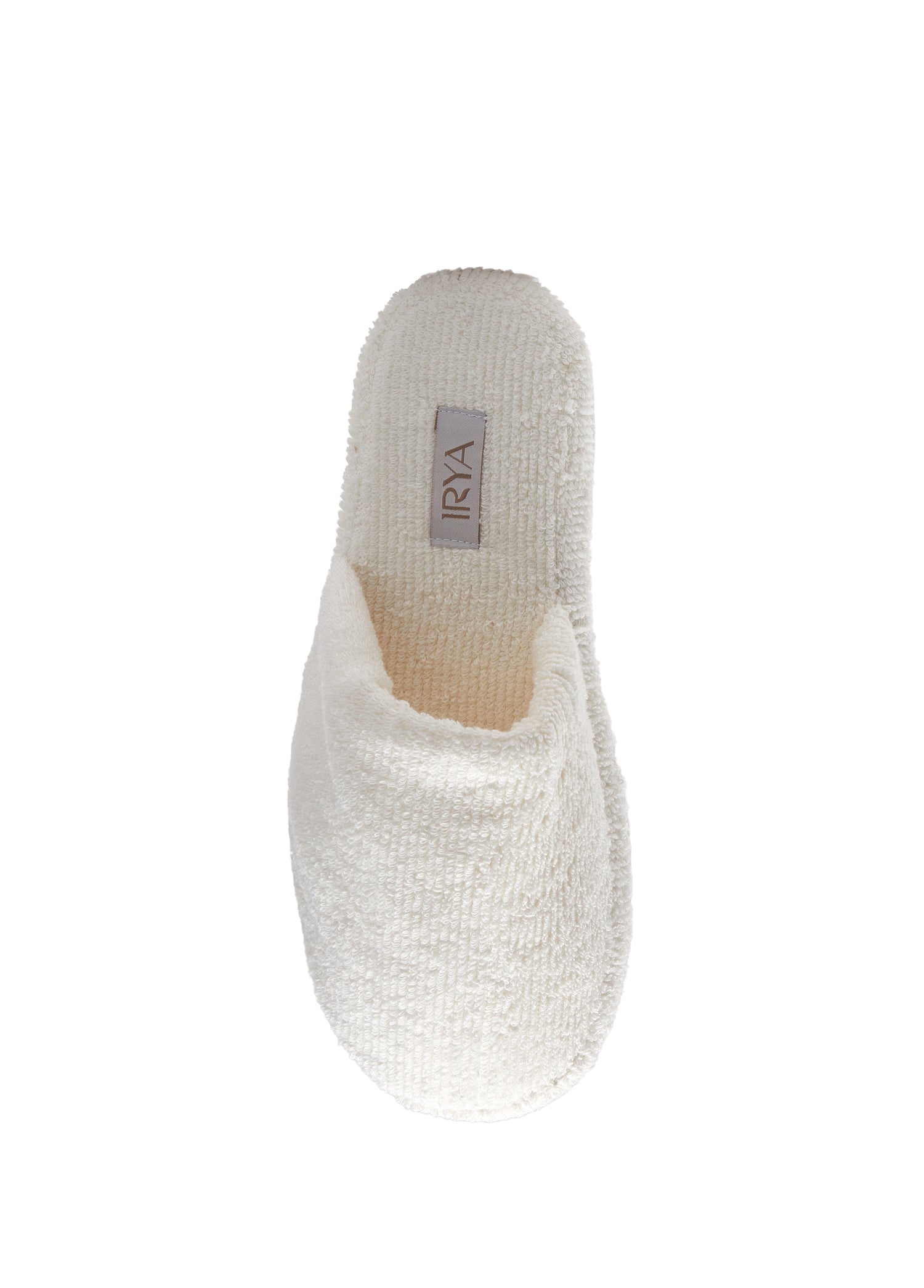 İRYA-Solena Unisex Kalın Tabanlı Havlu Terlik Ekru-Sandalet & Terlik-9-Milagron.com