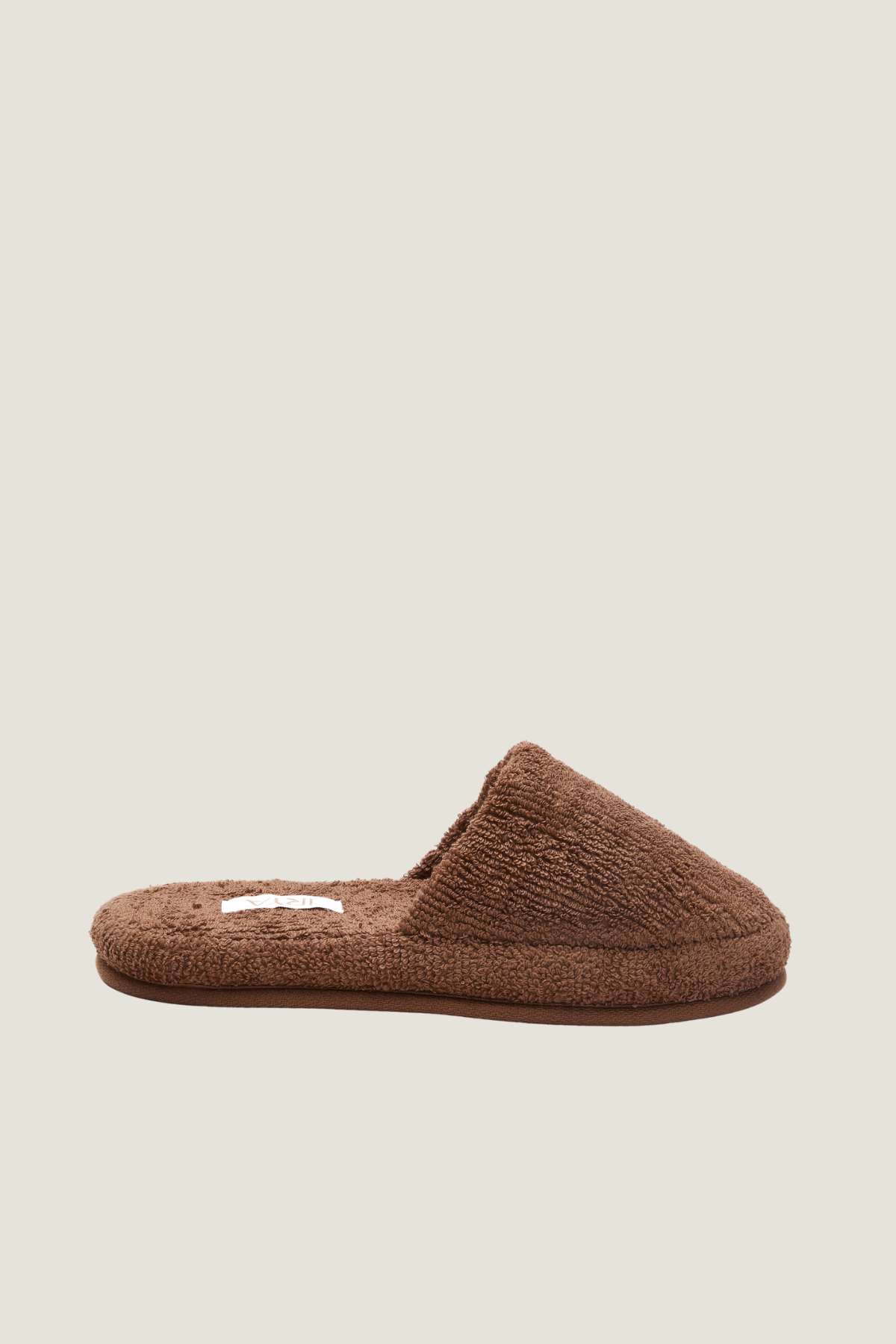 İRYA-Solena Unisex Kalın Tabanlı Havlu Terlik Kahve-Sandalet & Terlik-3-Milagron.com