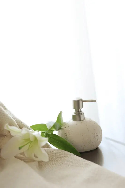 Travertine Sıvı Sabunluk Açık Bej