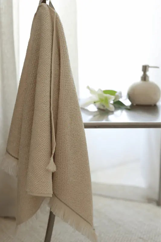 Travertine Sıvı Sabunluk Açık Bej