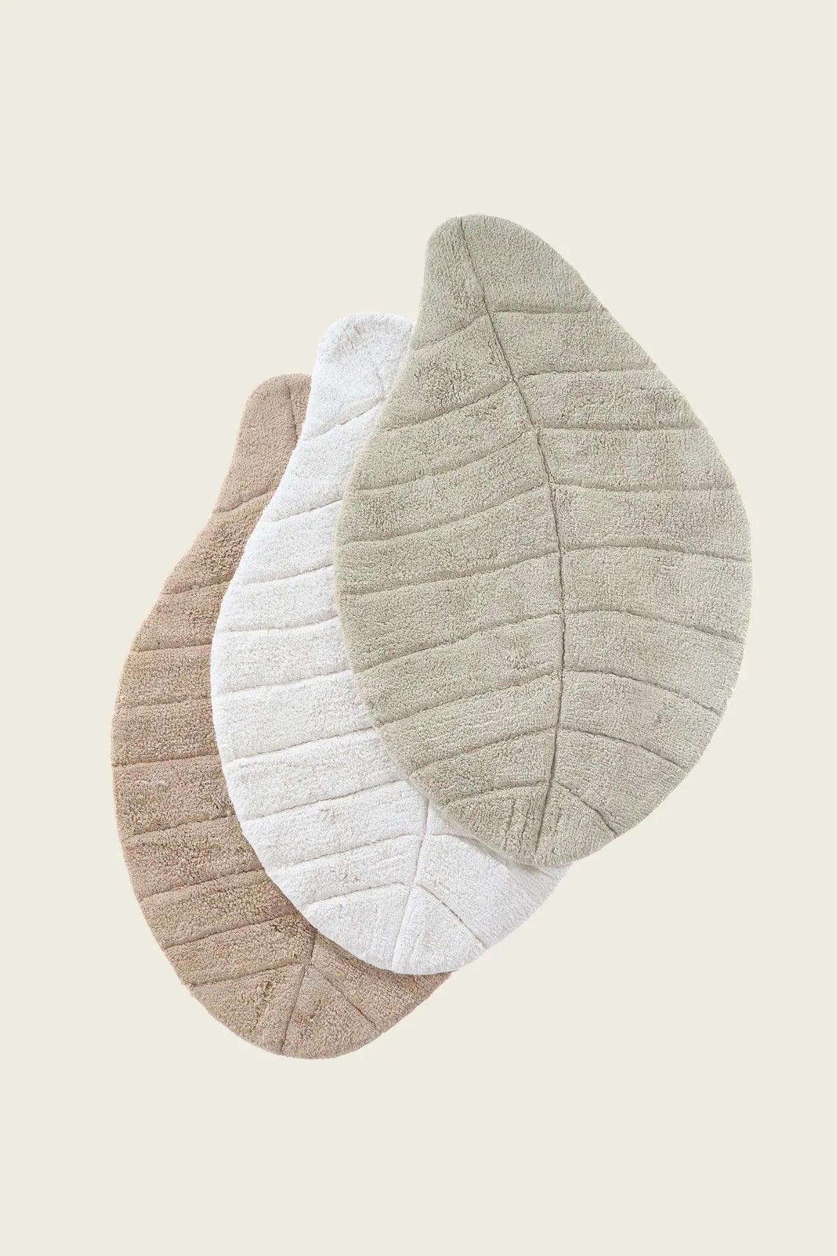 İRYA-Tropic Tekli Banyo Paspası %100 Pamuk 70X110 Bej-Paspas-7-Milagron.com