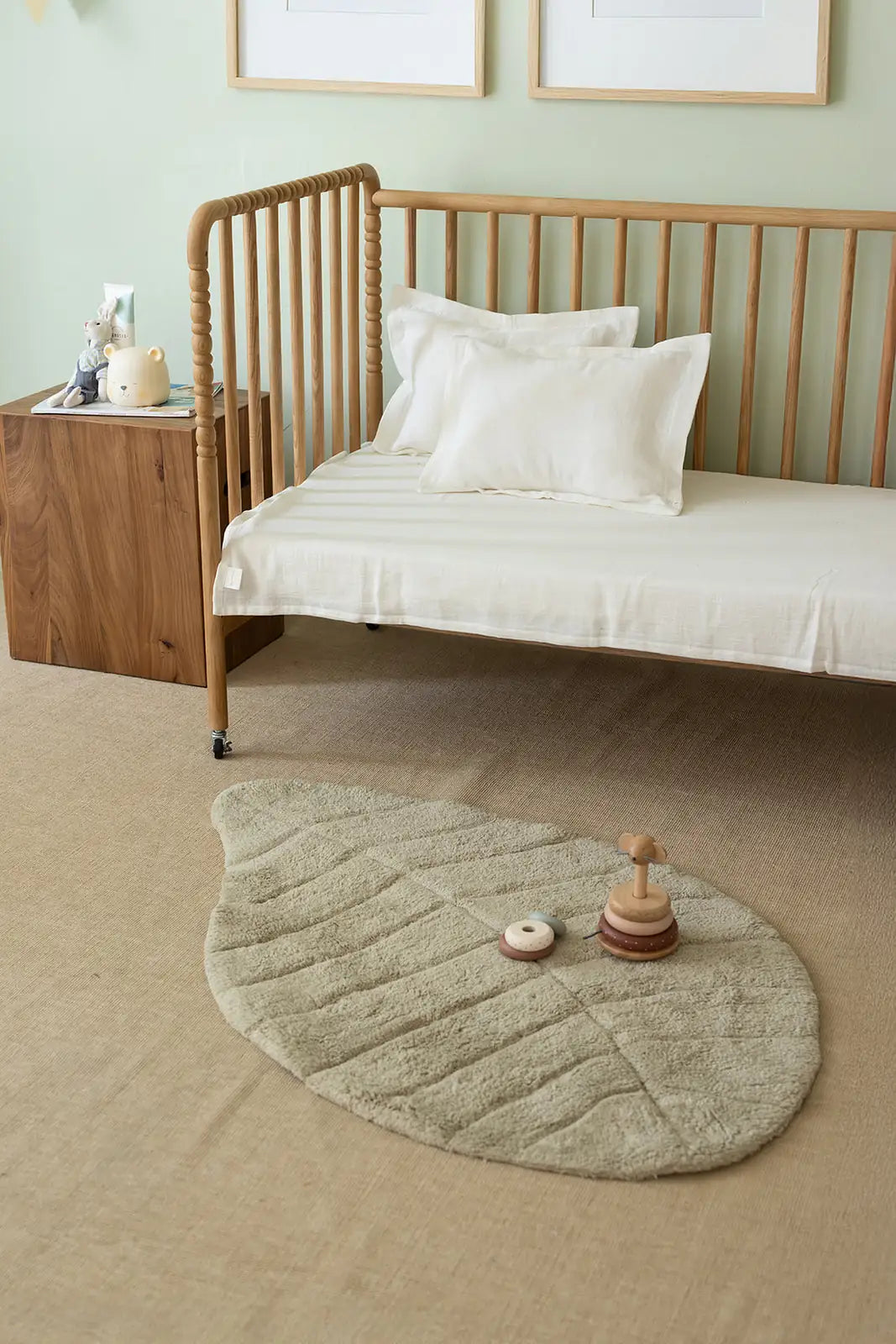 İRYA-Tropic Tekli Banyo Paspası %100 Pamuk 70X110 Mint-Paspas-4-Milagron.com