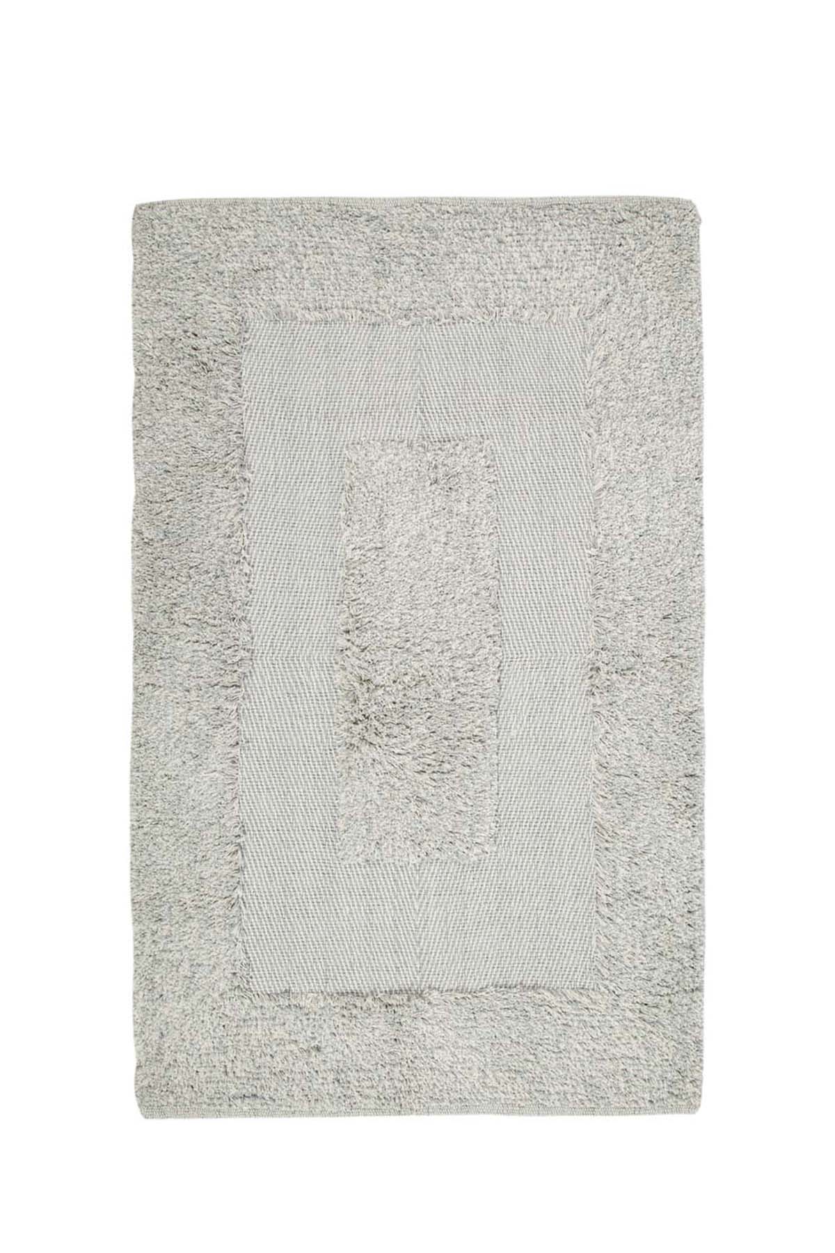 Irya-Vivian Tekli Banyo Paspası %100 Pamuk 70x110 Mavi-Banyo Paspası-2-Milagron.com