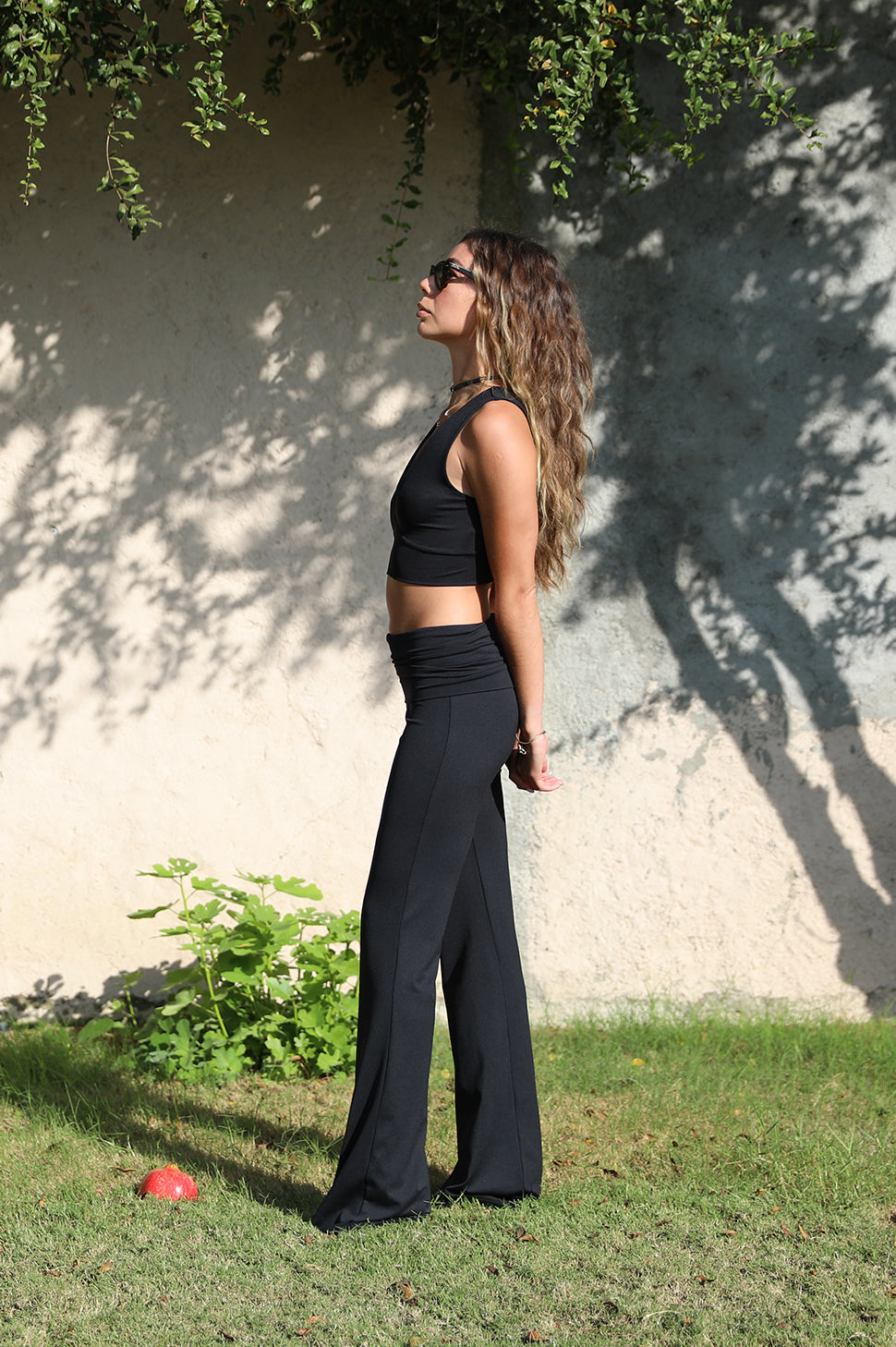 Iamlovein-Black Tulip Pant-Pantolon-3-Milagron.com