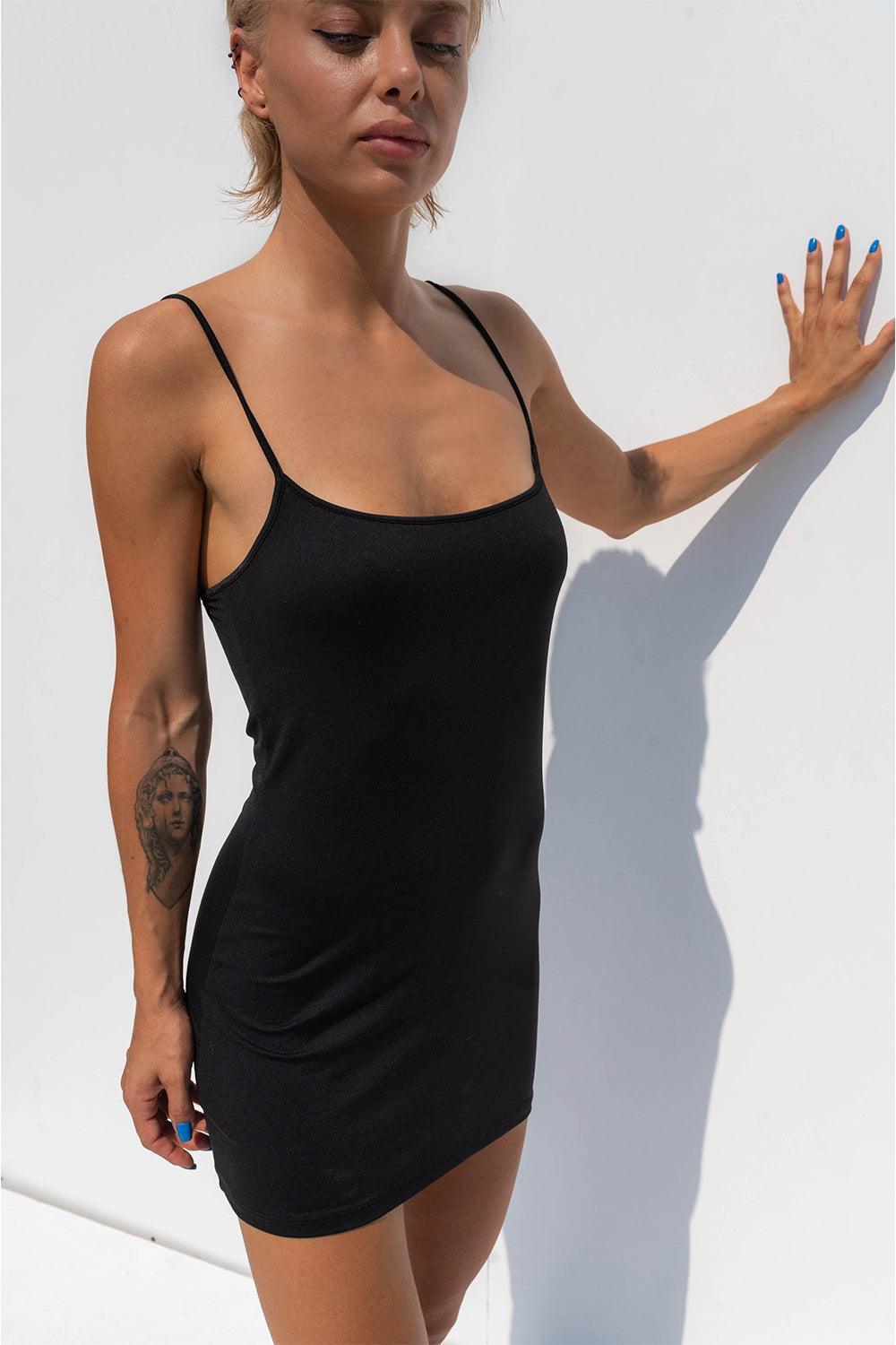 Iamlovein-Eternal Black Mini Dress-Elbise-2-Milagron.com