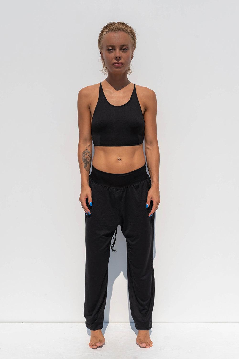 Iamlovein-Eternal Black Vira Shalwar-Pantolon-1-Milagron.com