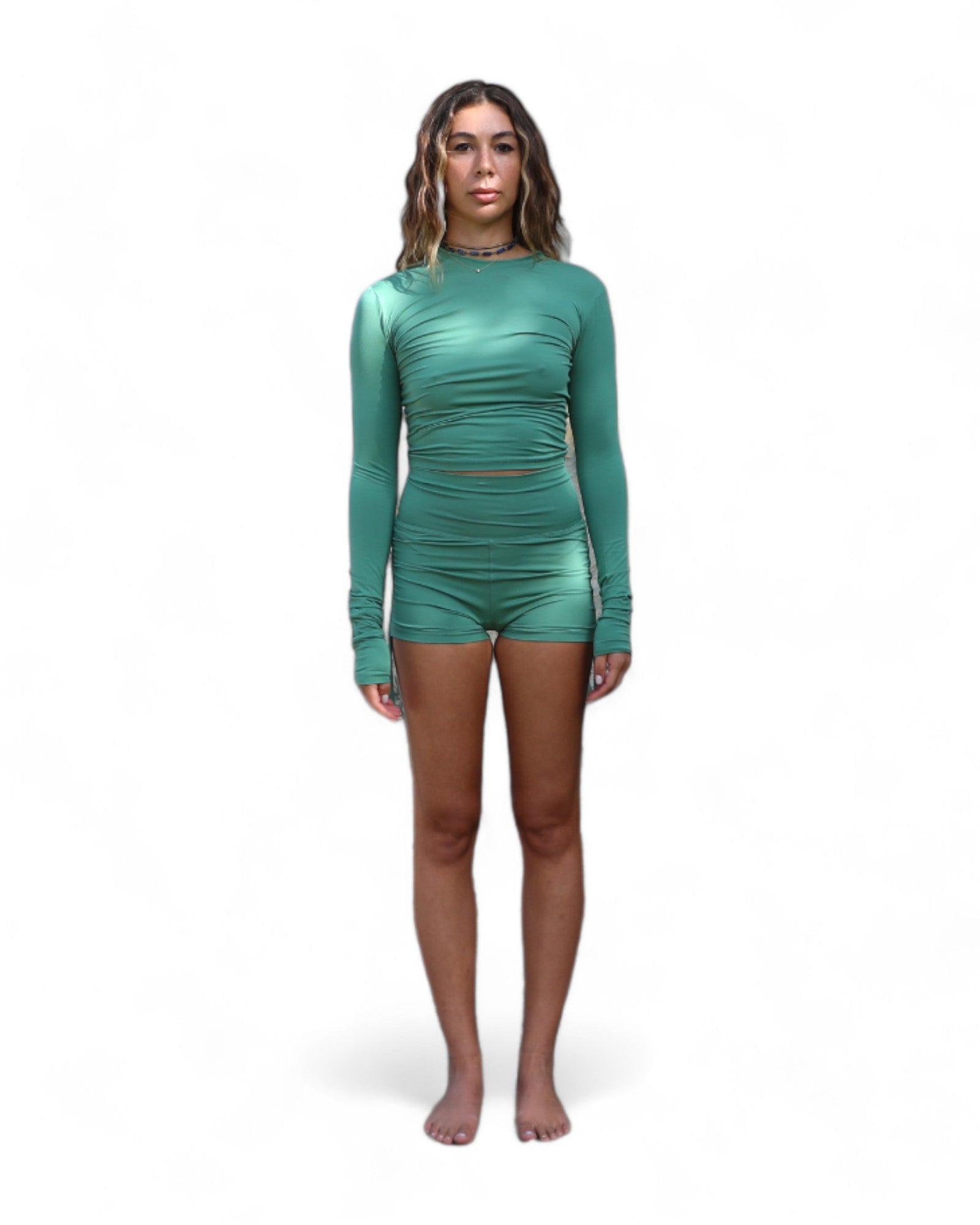 Iamlovein-Fresh Mint' Ava Long Sleeve Top-Top-1-Milagron.com