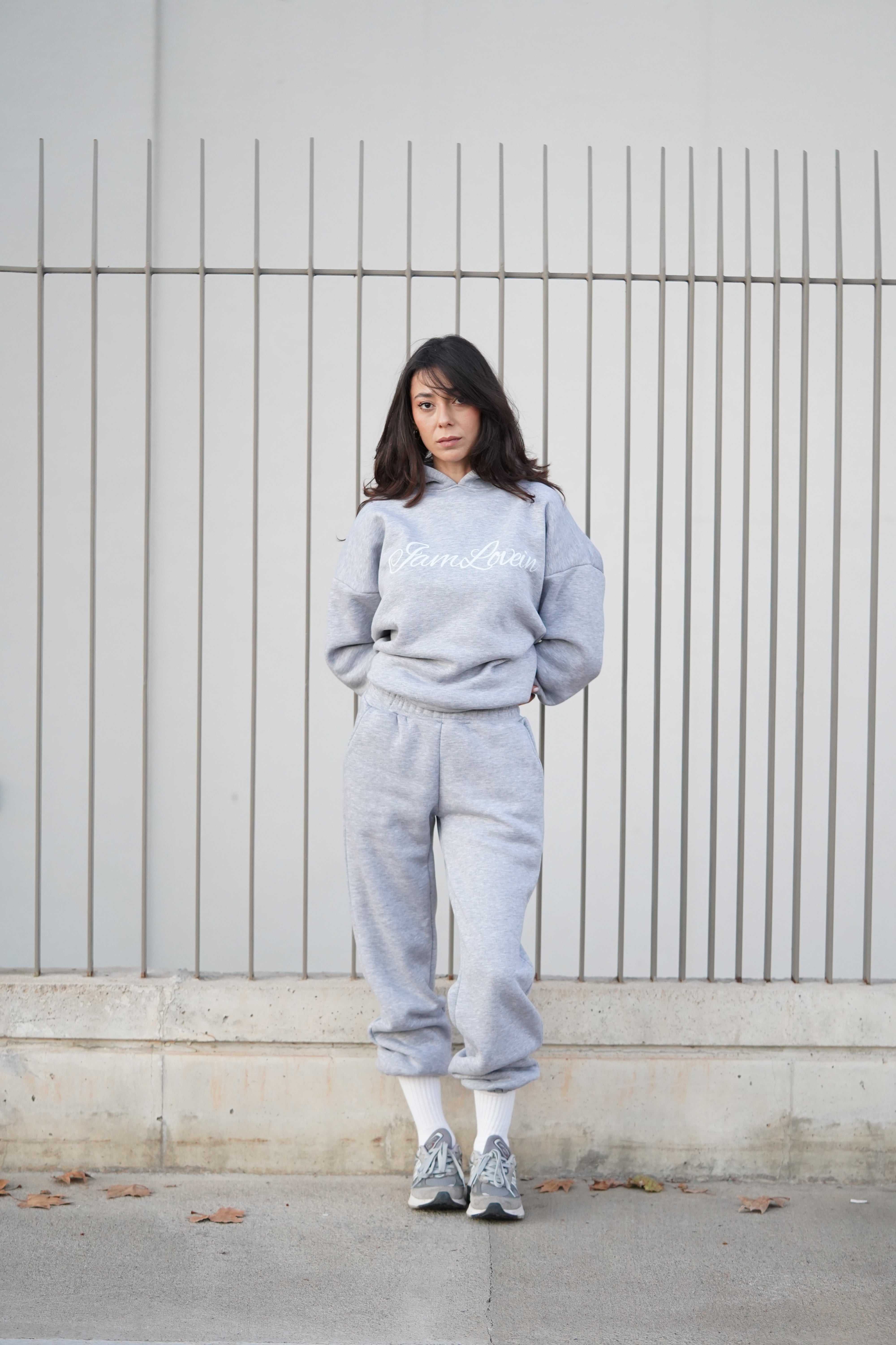 Gri Melanj Eşofman Takımı