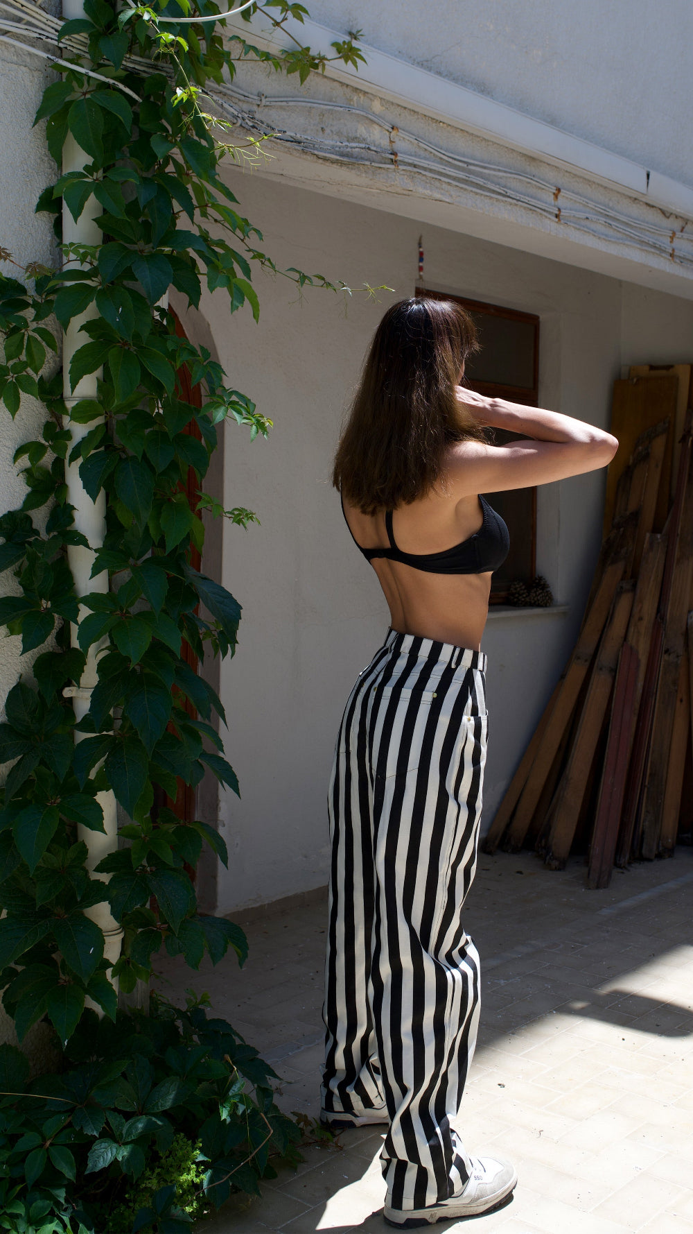 Iamlovein-He Simply Takes Me On His Shoulders Trousers-Pantolon-2-Milagron.com