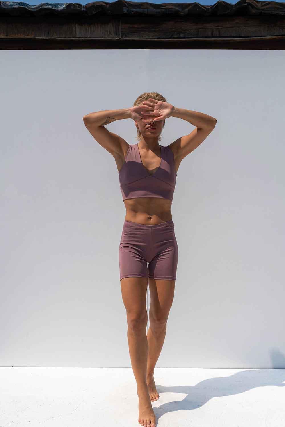 Iamlovein-Rosy Biker Shorts-Şort-1-Milagron.com