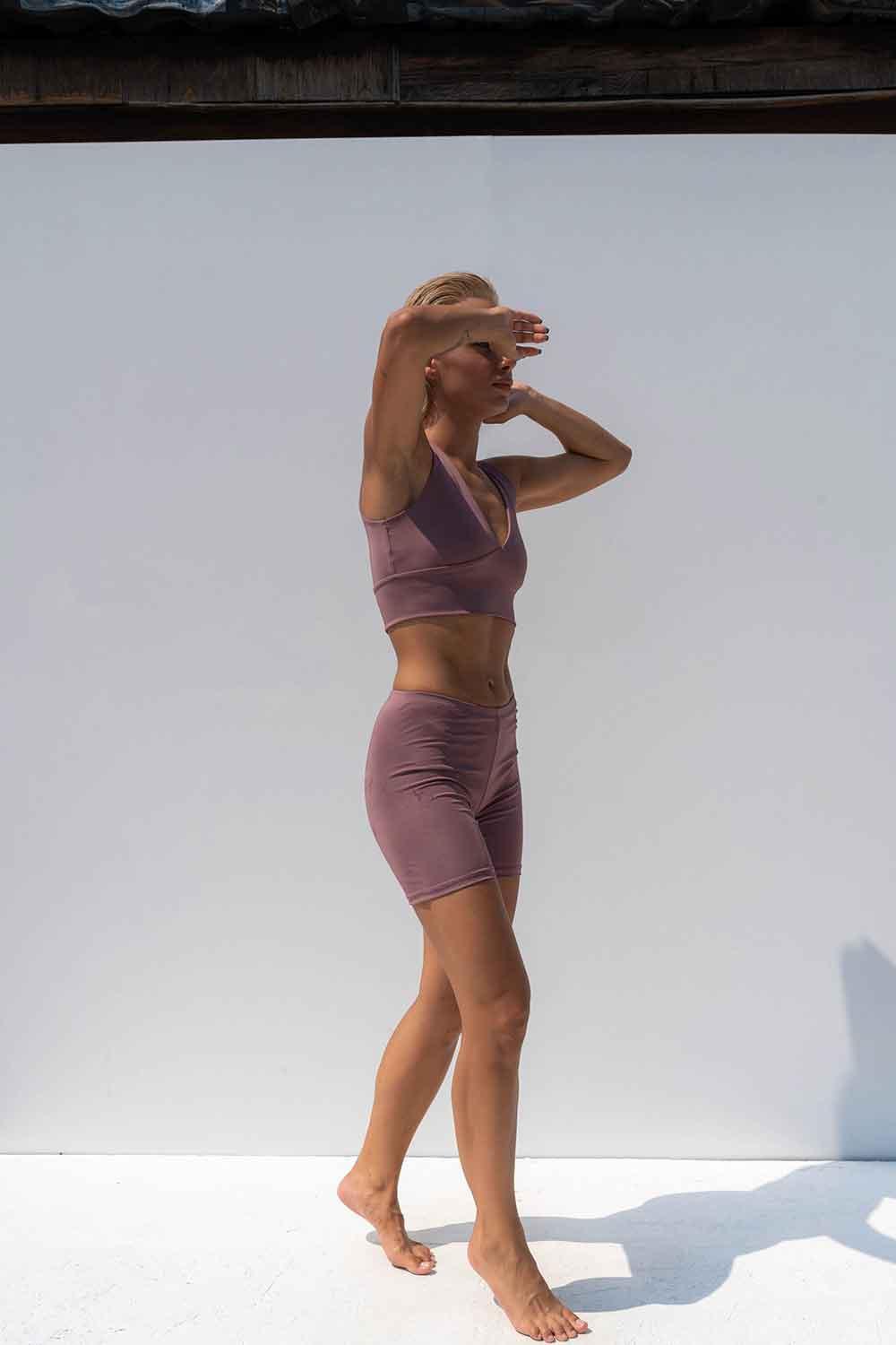 Iamlovein-Rosy Biker Shorts-Şort-2-Milagron.com