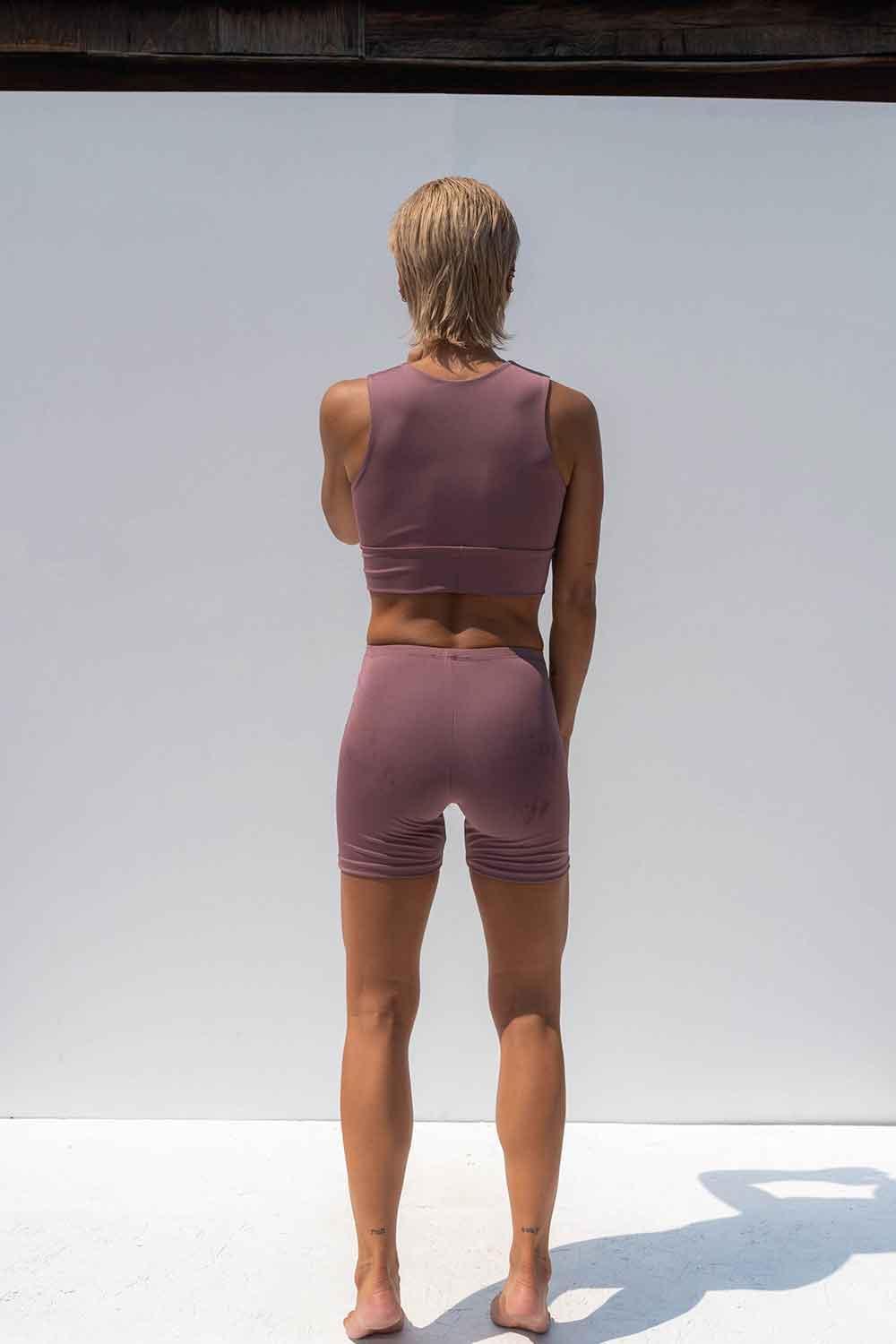 Iamlovein-Rosy Biker Shorts-Şort-3-Milagron.com