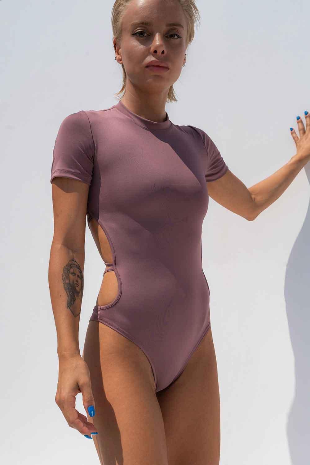 Iamlovein-Rosy Raga Bodysuit-Bodysuit-7-Milagron.com