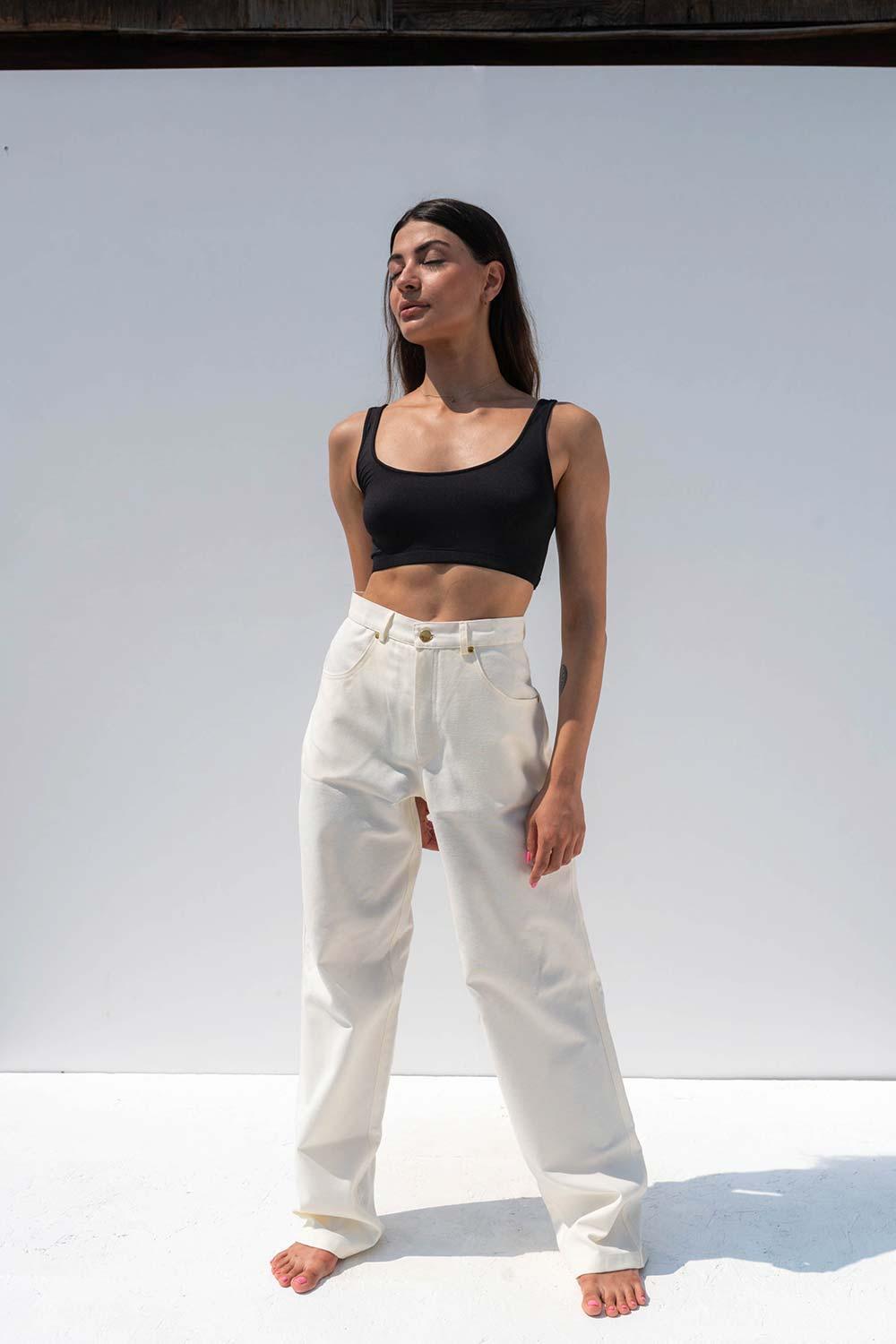 Iamlovein-Vanilla Sky EcoComfort Trousers-Pantolon-1-Milagron.com