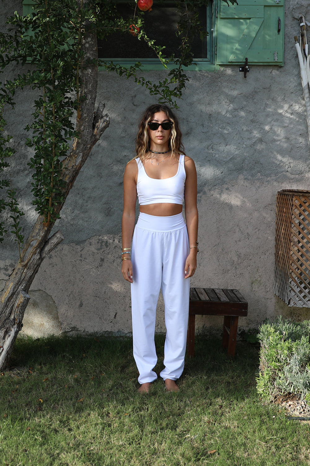 Iamlovein-White' Vijaya Shalwar-Pantolon-1-Milagron.com