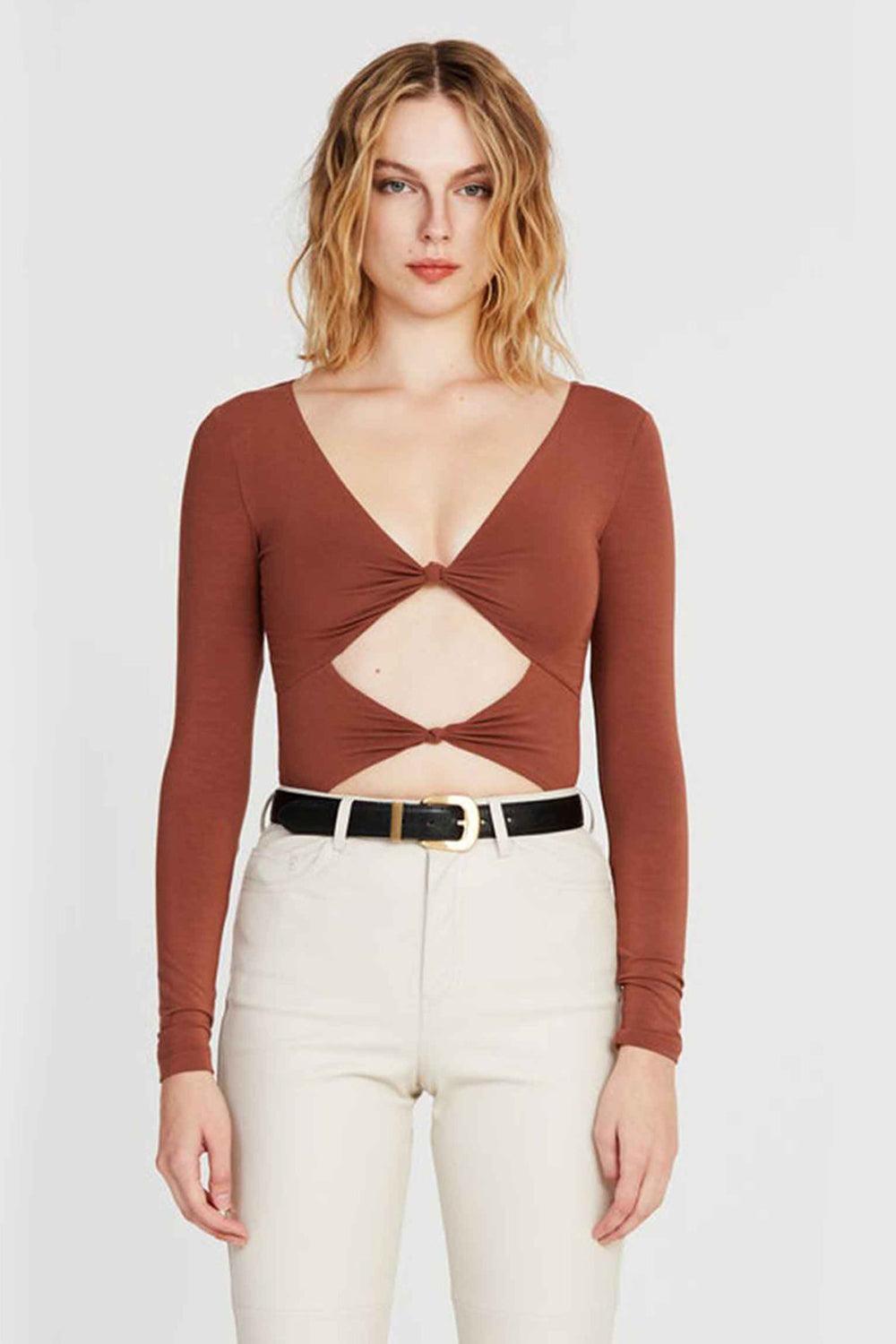 Iamnotbasic-Amanda Kahveregi Bodysuit-Top-1-Milagron.com