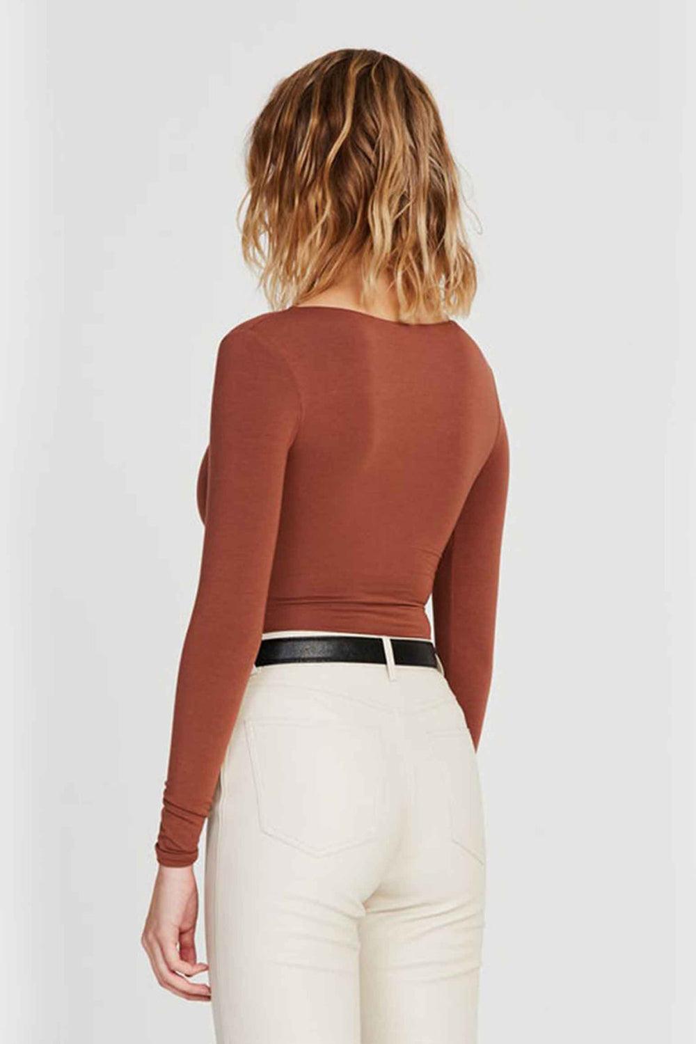 Iamnotbasic-Amanda Kahveregi Bodysuit-Top-2-Milagron.com