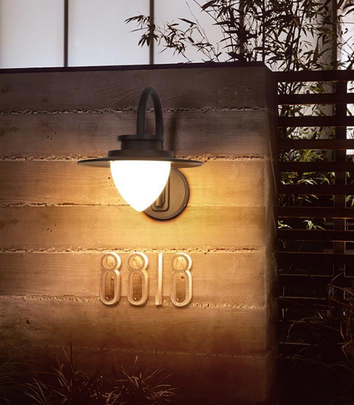 Calais Apli̇k Kahve Ø24X29,7Xh36,2 Cm Led 8W Ip54 3000K 165°