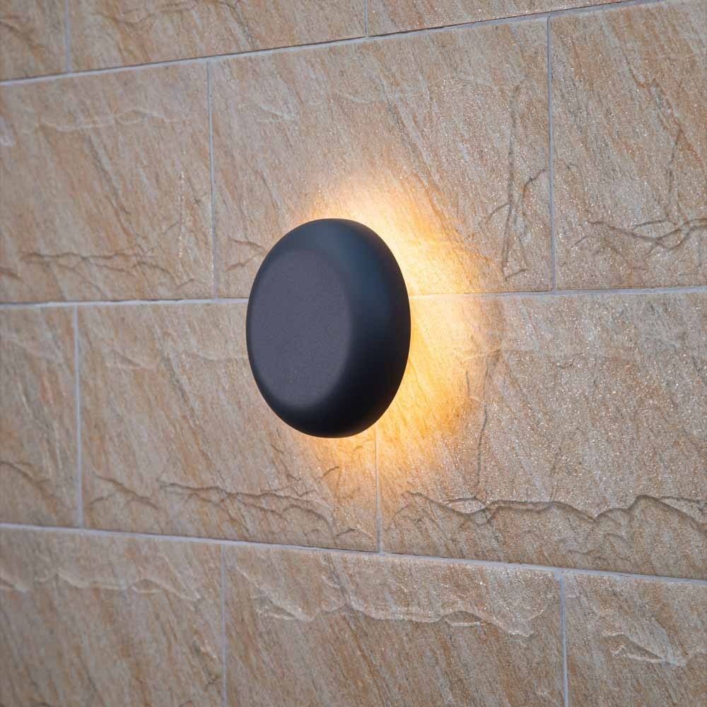 Ova Apli̇k Antrasi̇t Gri̇ Ø17,1X76 Cm Led 7W Ip65 3000K 120º