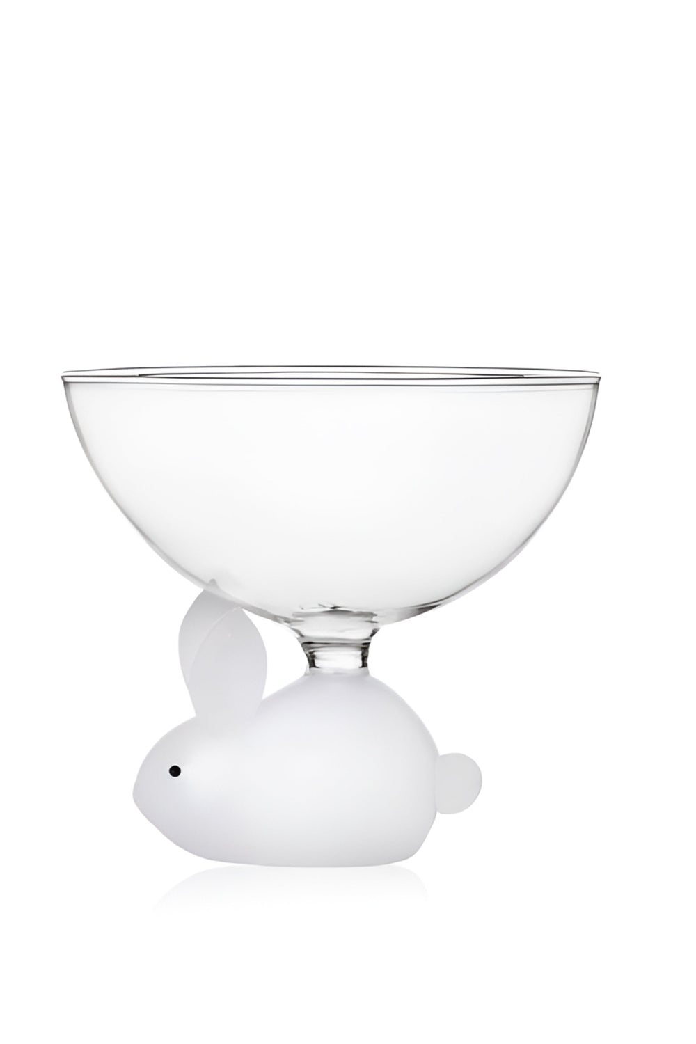 Ichendorf Milano-Animal Form Tavşan Figürlü No:2 Cam Kase-Tabak & Kase-1-Milagron.com