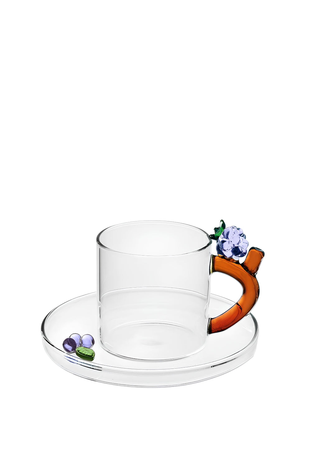 Ichendorf Milano-Böğürtlen Figürlü Cam Kahve Bardağı-Kahve Fincanı-1-Milagron.com