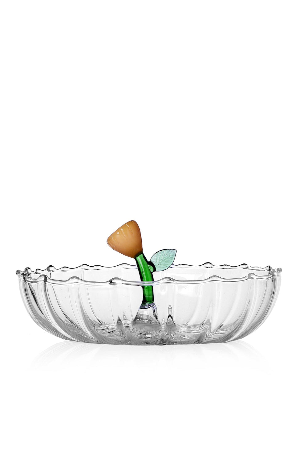 Ichendorf Milano-Botanica Çiçek Figürlü Cam Kuruyemişlik-Tabak & Kase-1-Milagron.com