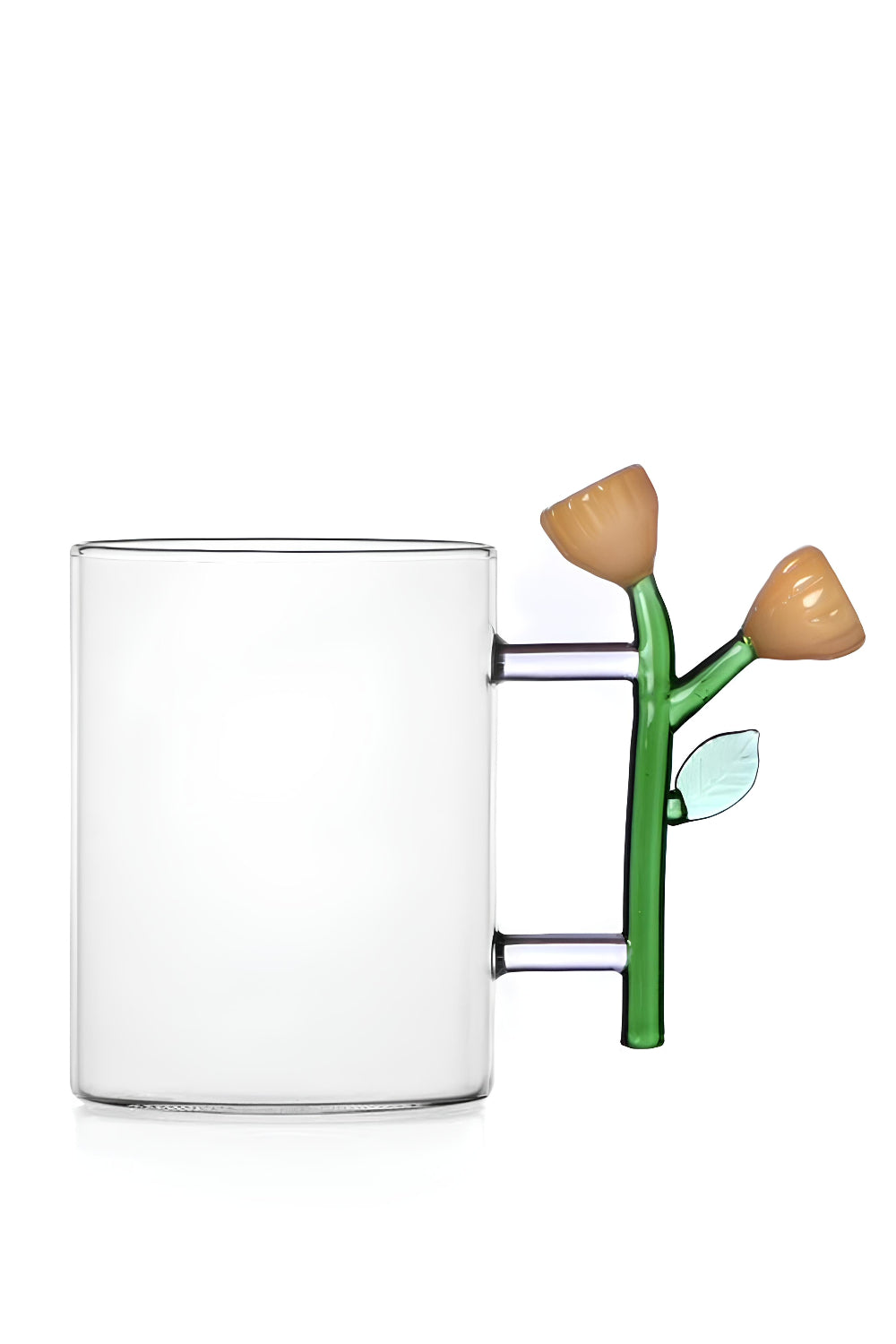 Ichendorf Milano-Çiçek Figürlü Cam Kupa No:3-Kupa Bardak-1-Milagron.com