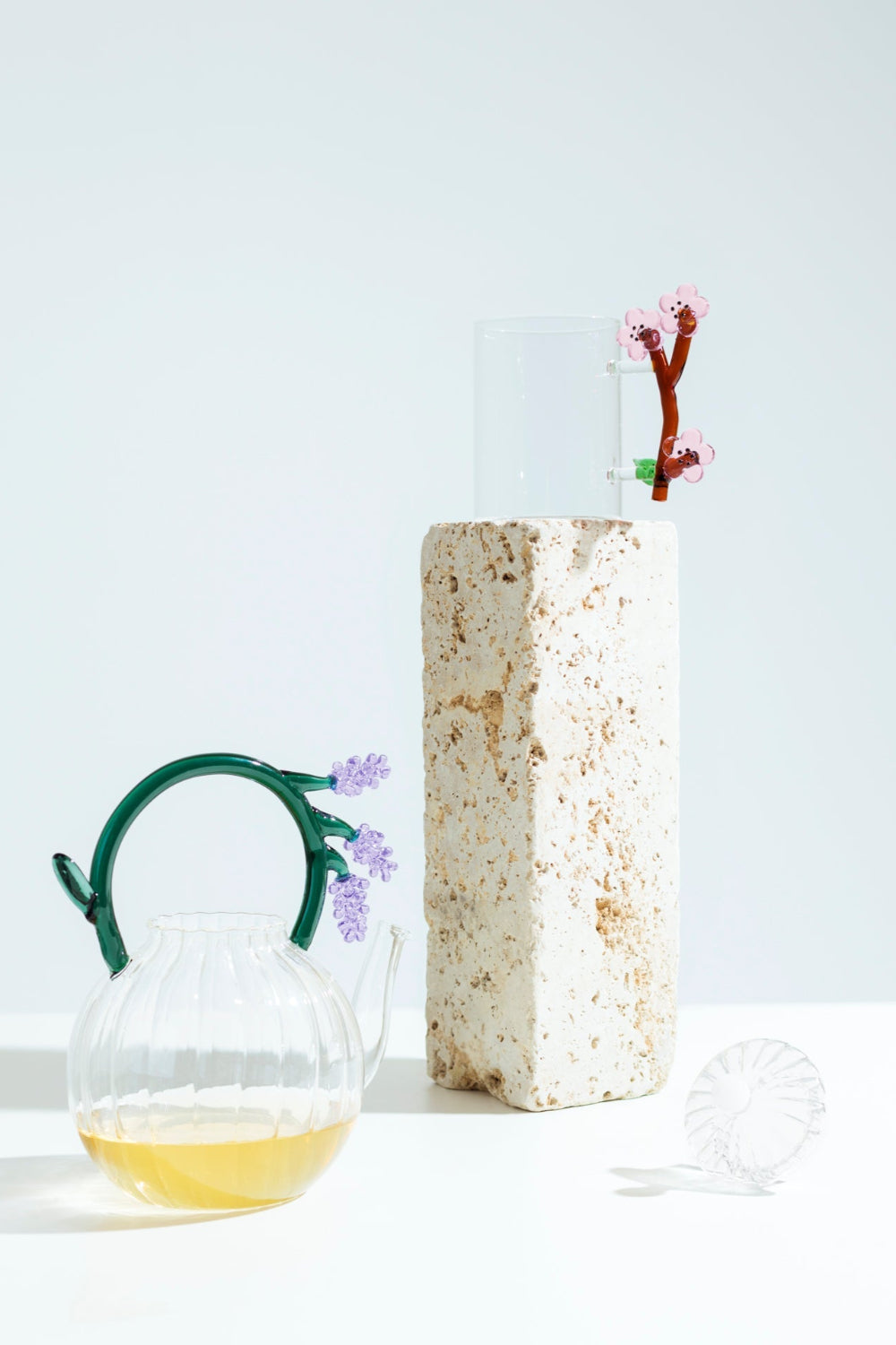 Ichendorf Milano-Çiçek Figürlü Cam Kupa No:7-Kupa Bardak-2-Milagron.com